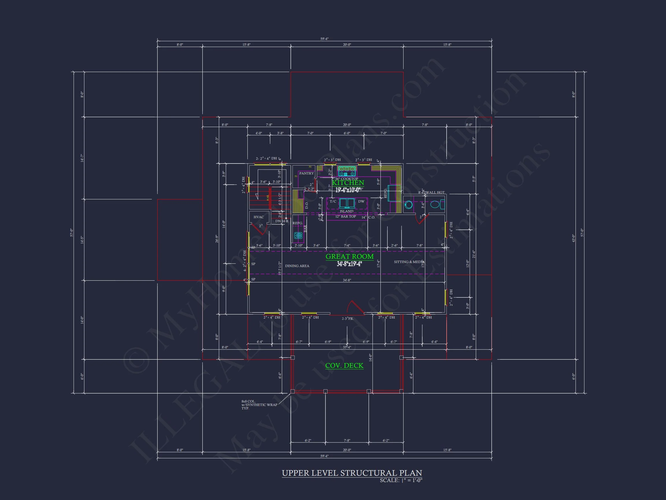 15-1769 HOUSE PLAN - Coastal Beach House Plan with 4 Bedrooms and Open Designs 9 Coastal Beach house Plan with 4 Bedrooms and Open Designs
