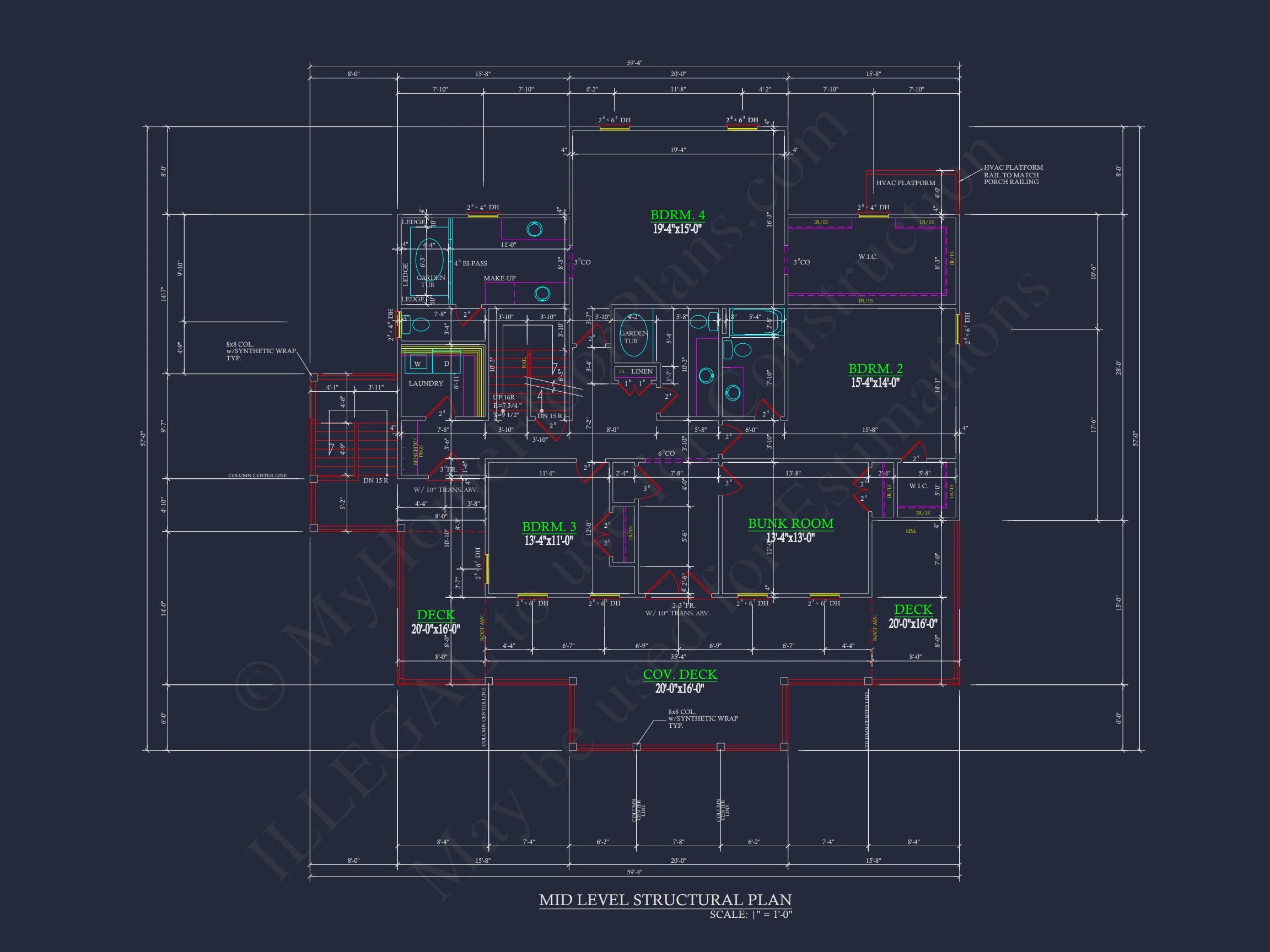 15-1769 HOUSE PLAN - Coastal Beach House Plan with 4 Bedrooms and Open Designs 8 Coastal Beach house Plan with 4 Bedrooms and Open Designs
