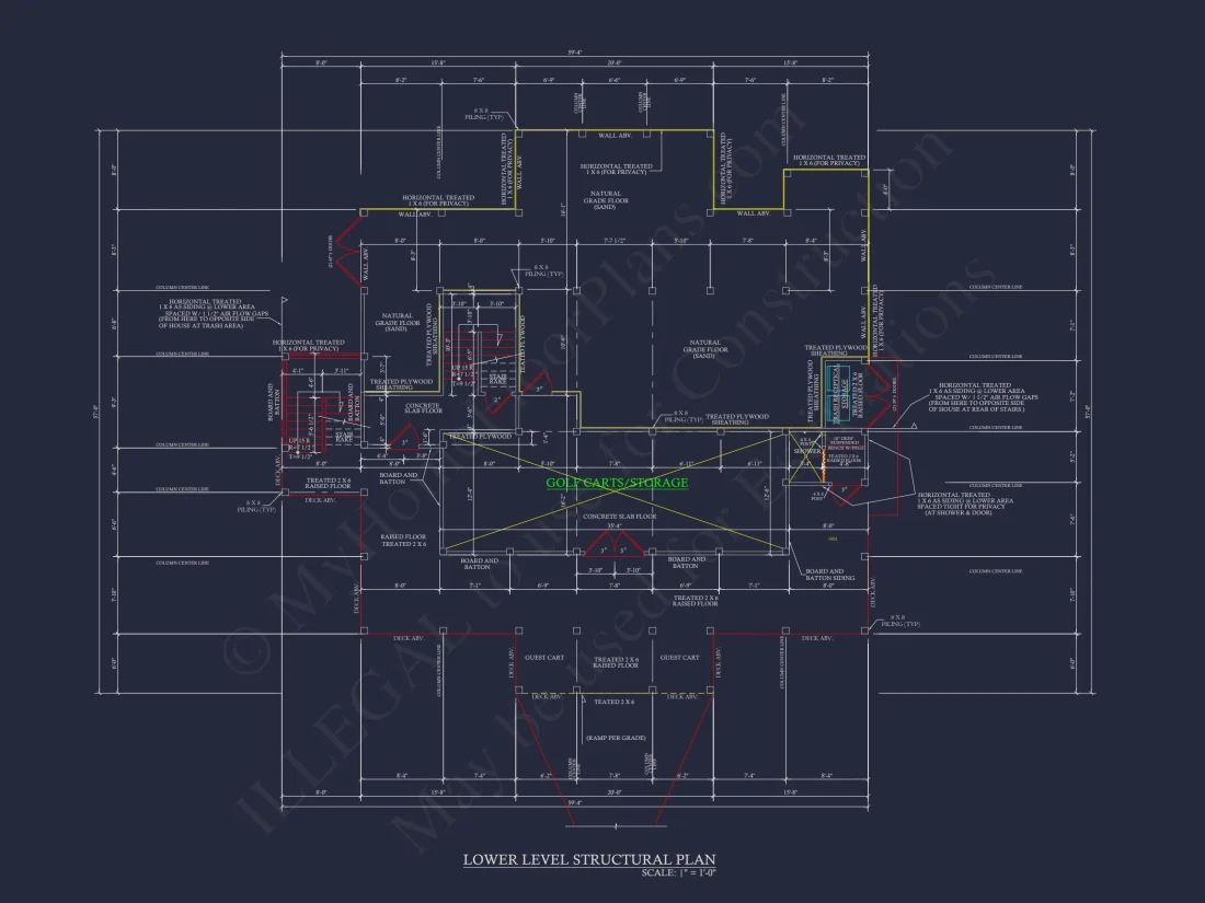 Coastal Beach house Plan with 4 Bedrooms and Open Designs