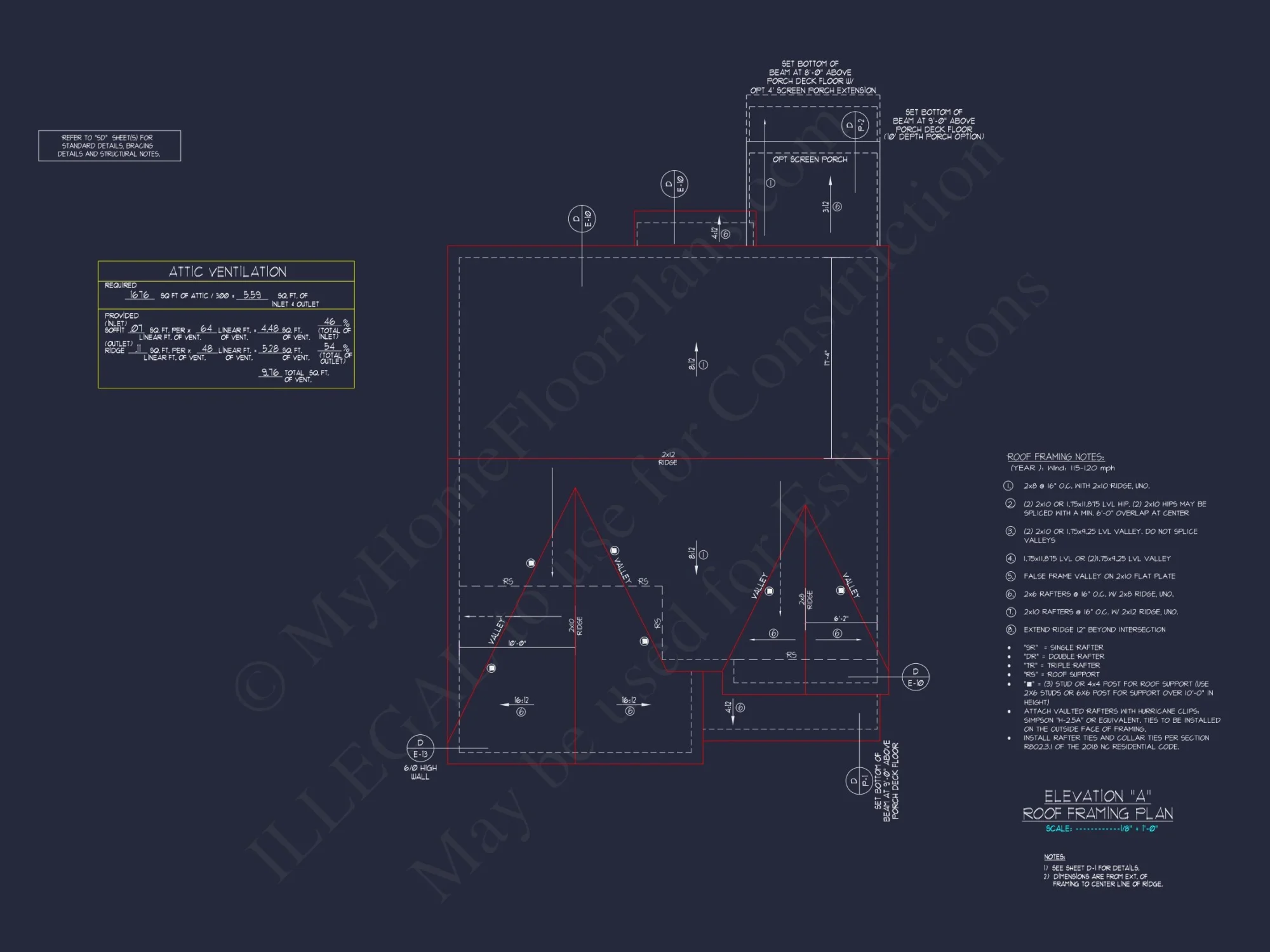 Spacious 2-Story house Floor Plan with CAD Designs
