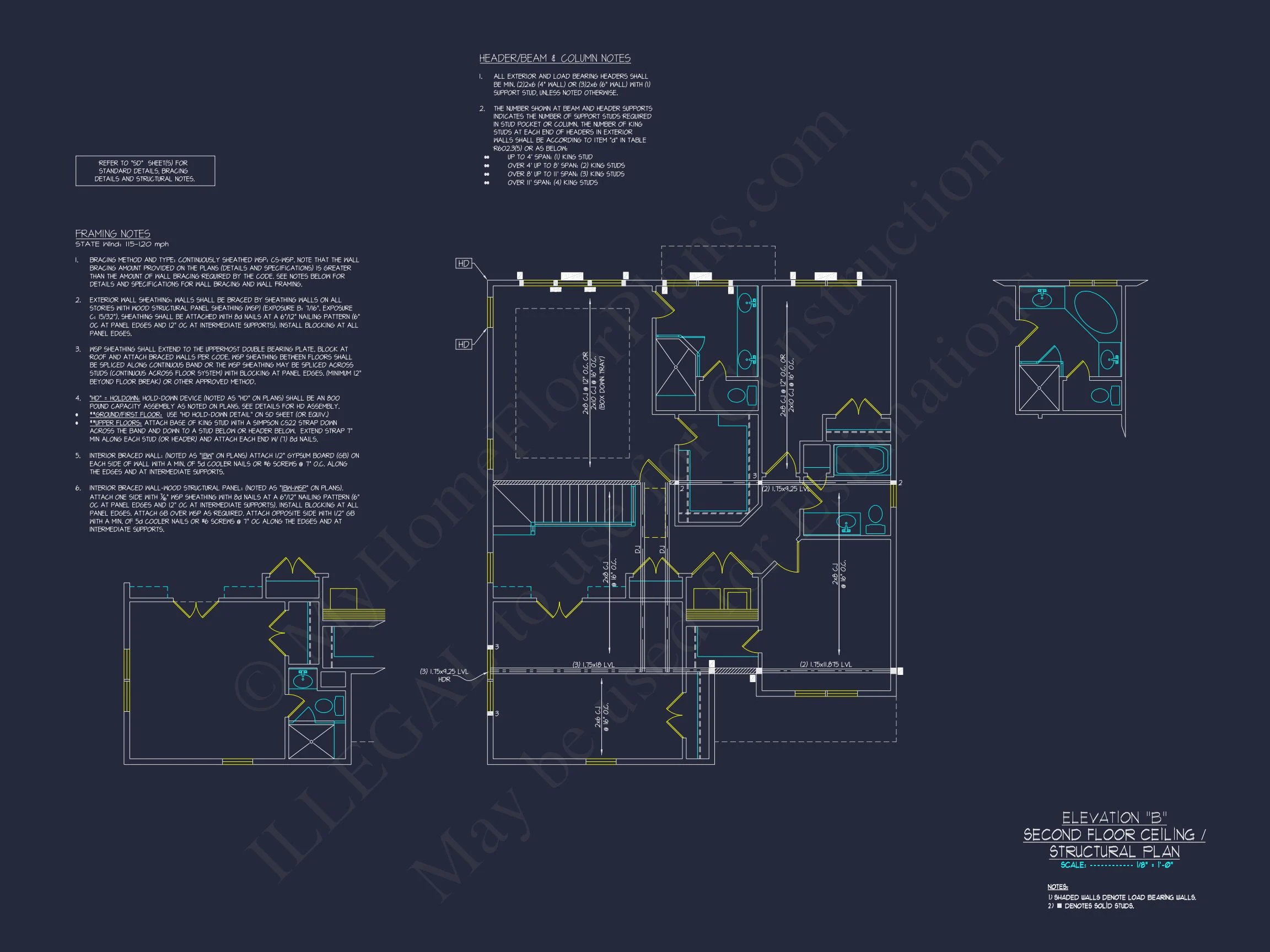 15-1709 HOUSE PLAN - Spacious 2-Story House Floor Plan with CAD Designs 19 Spacious 2-Story house Floor Plan with CAD Designs