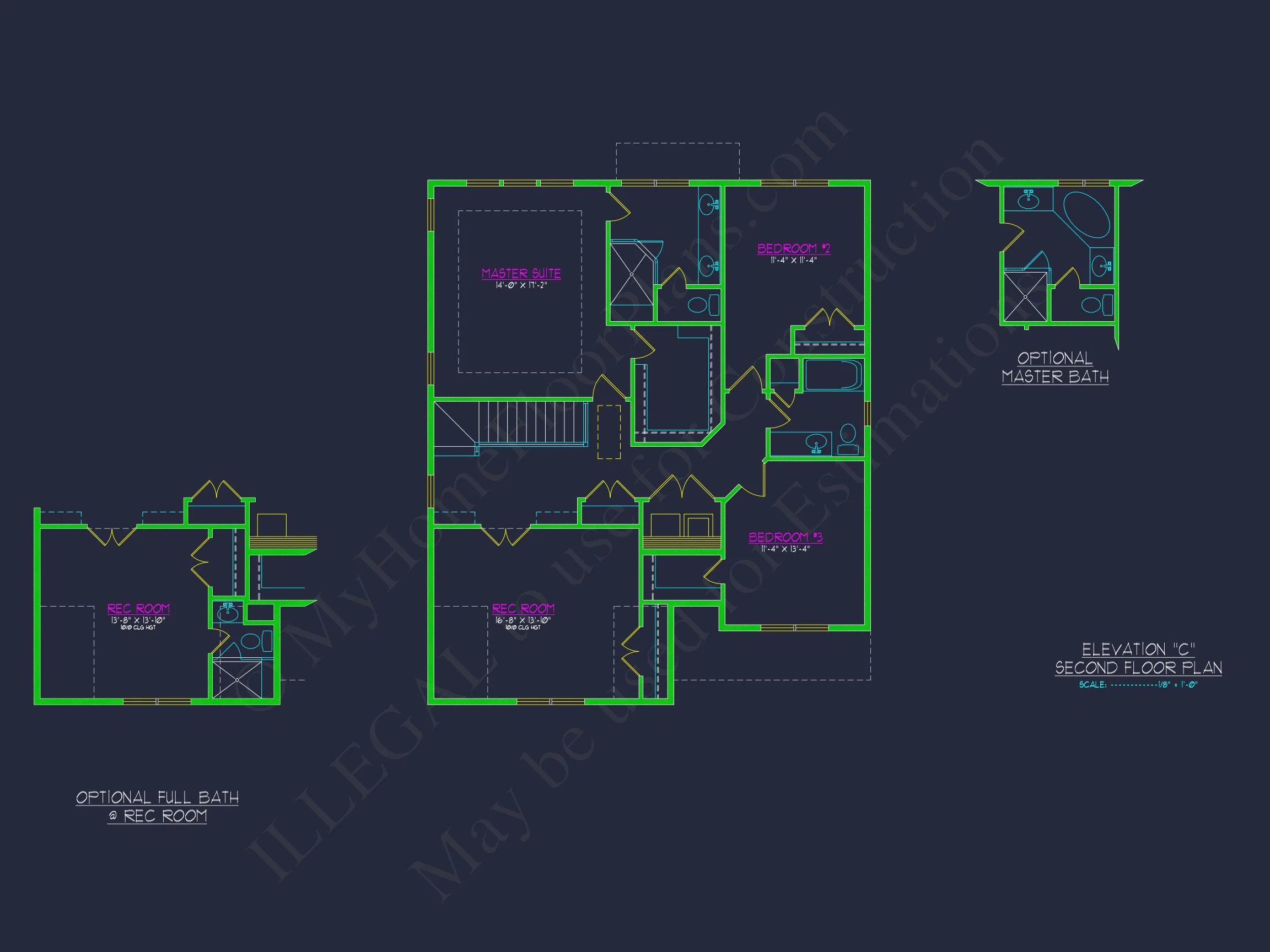 15-1709 HOUSE PLAN - Spacious 2-Story House Floor Plan with CAD Designs 13 Spacious 2-Story house Floor Plan with CAD Designs