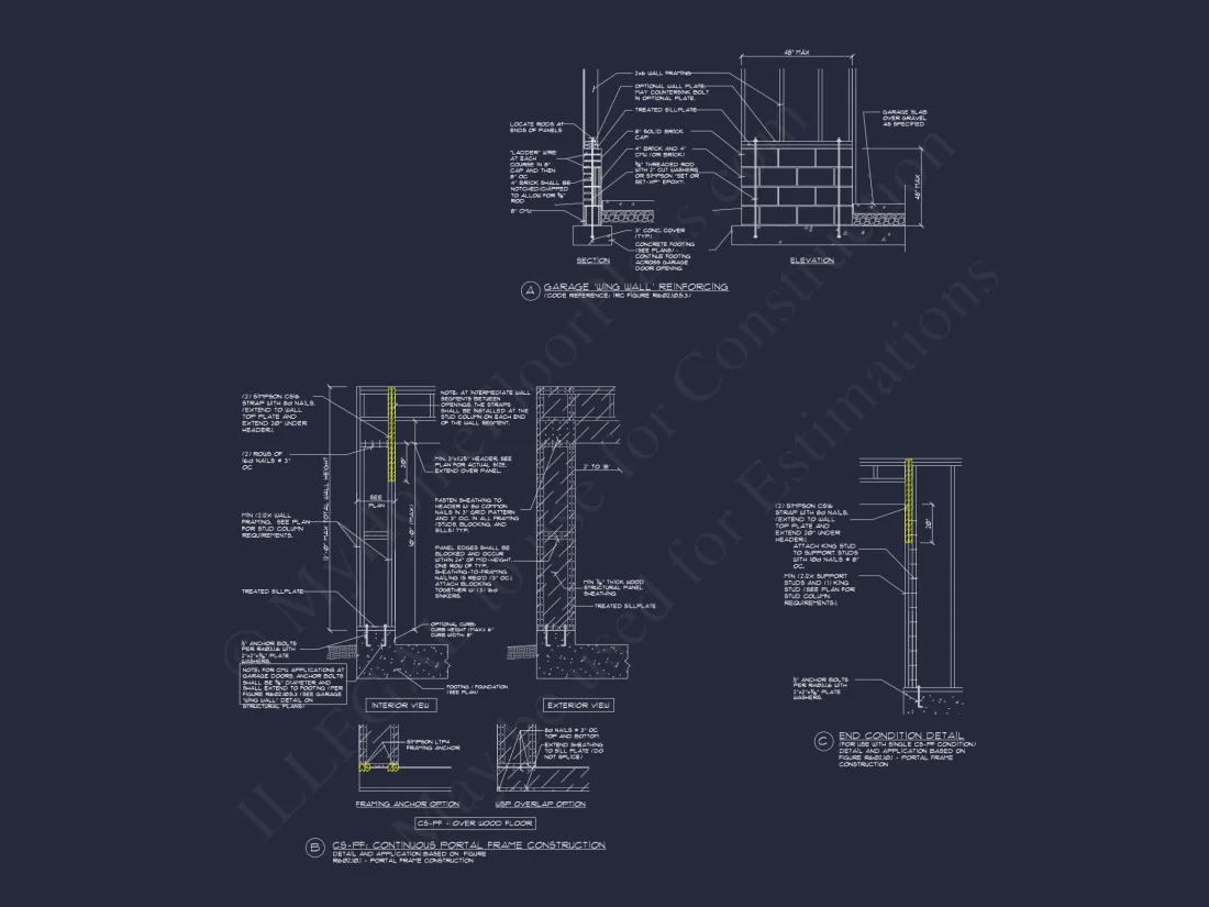 Modern house Blueprint with 1.5 Floors and CAD Designs