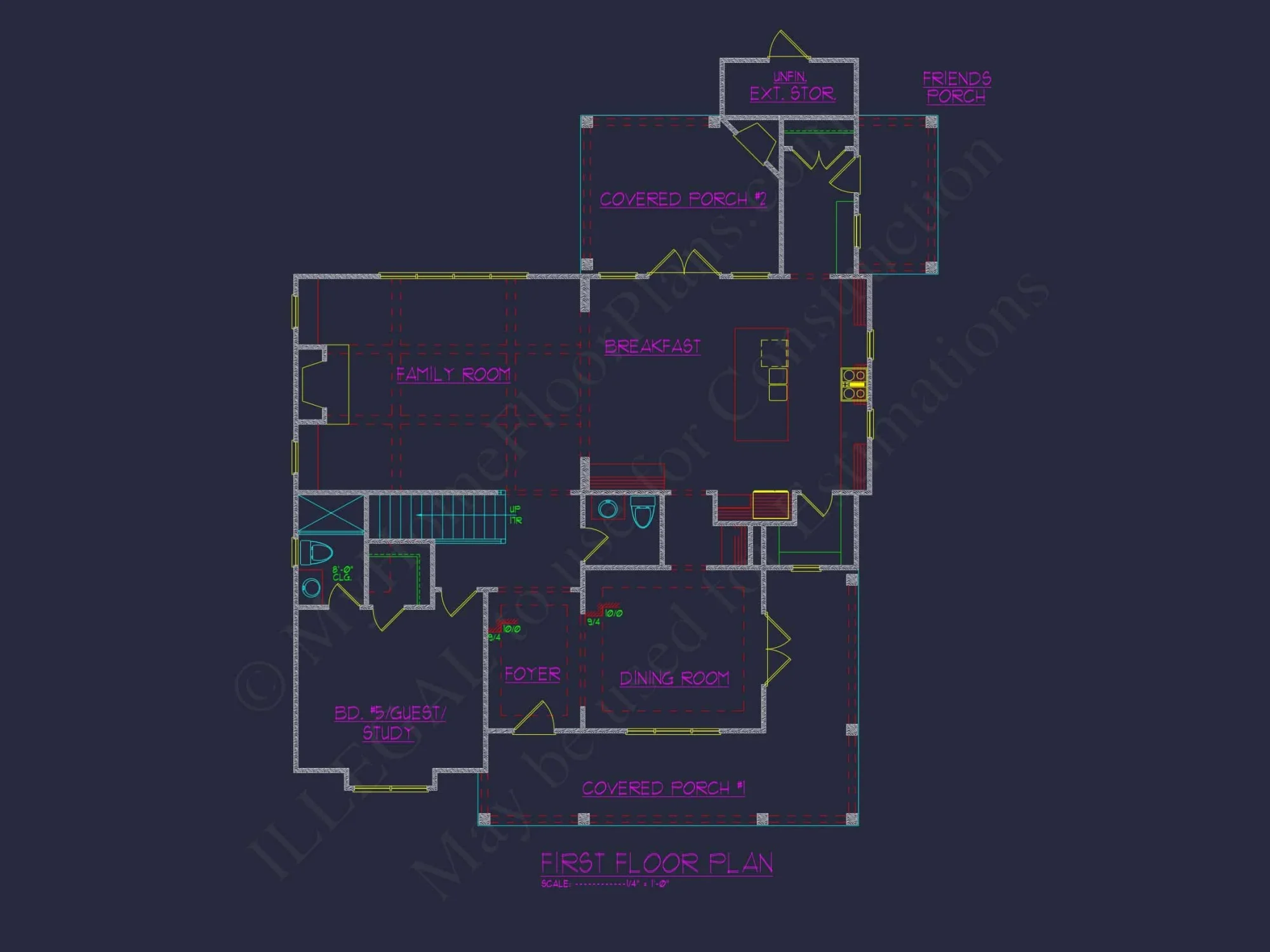 Modern Craftsman house Plan with Spacious Floor Layout