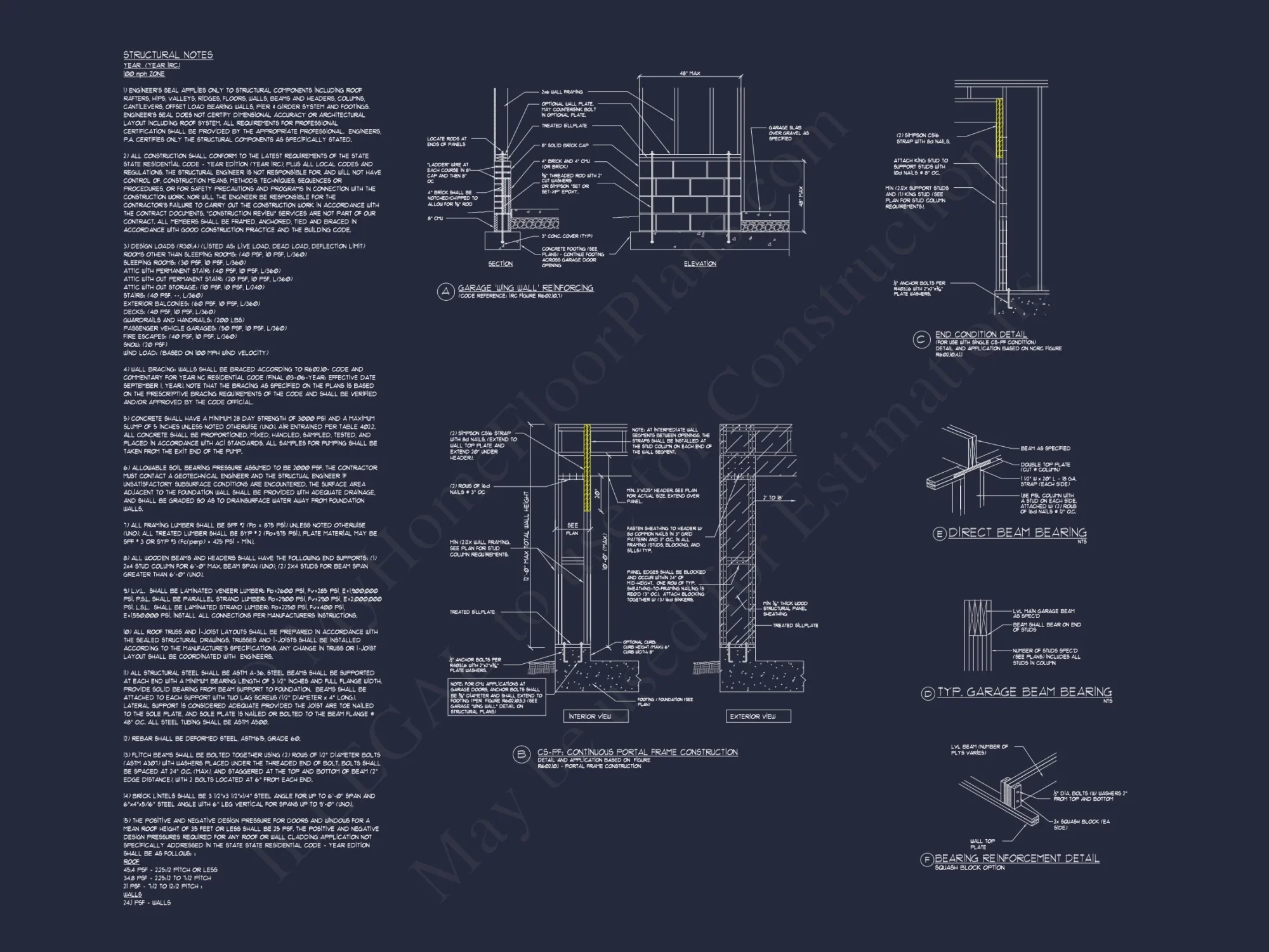 Spacious 2-Story house Floor Plan with CAD Designs