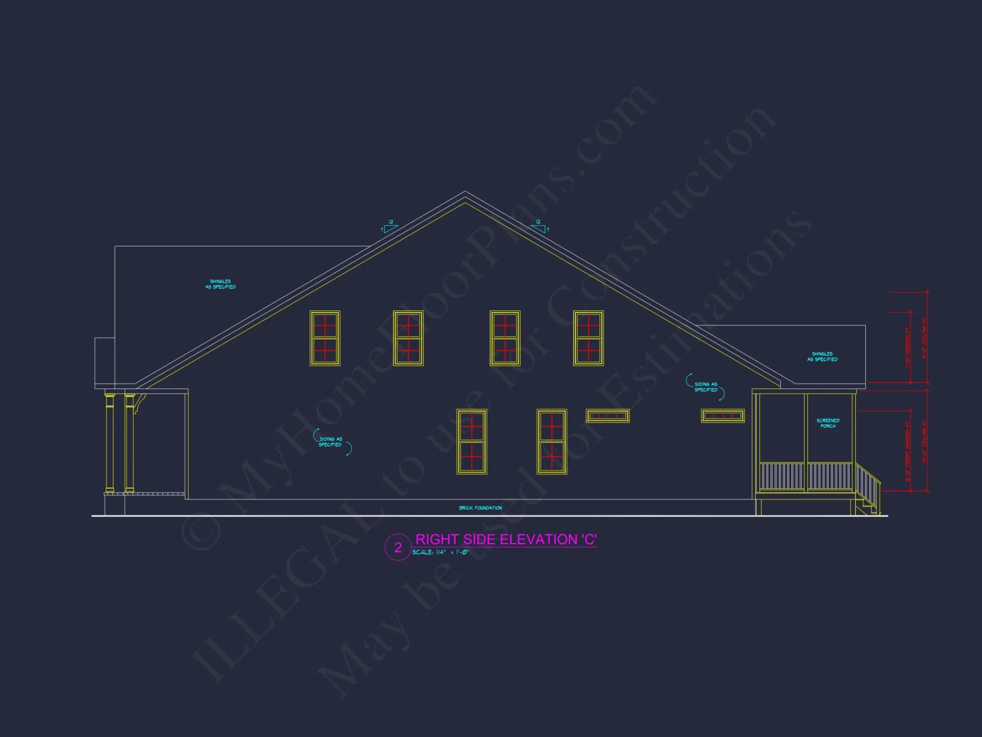 Craftsman house Plan: Spacious 4-Bed Floor Plan with Modern Designs