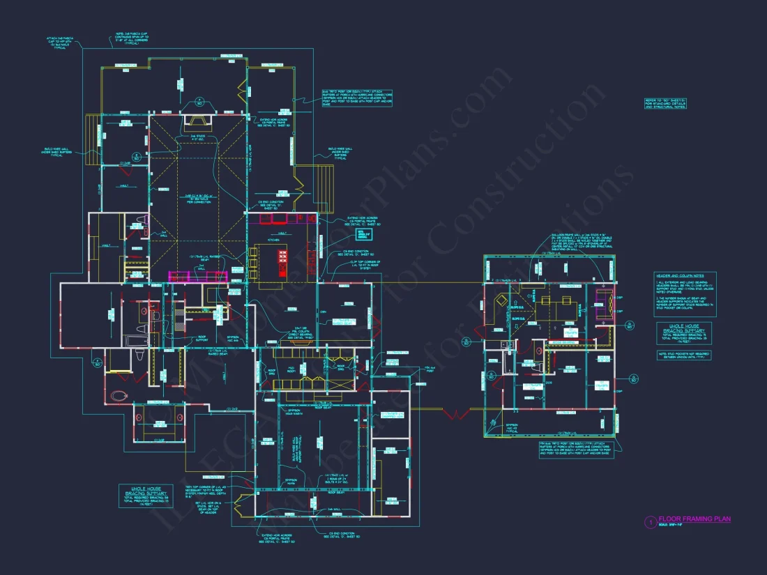 Charming 1-Story house Plan with Large Floor Plan Designs