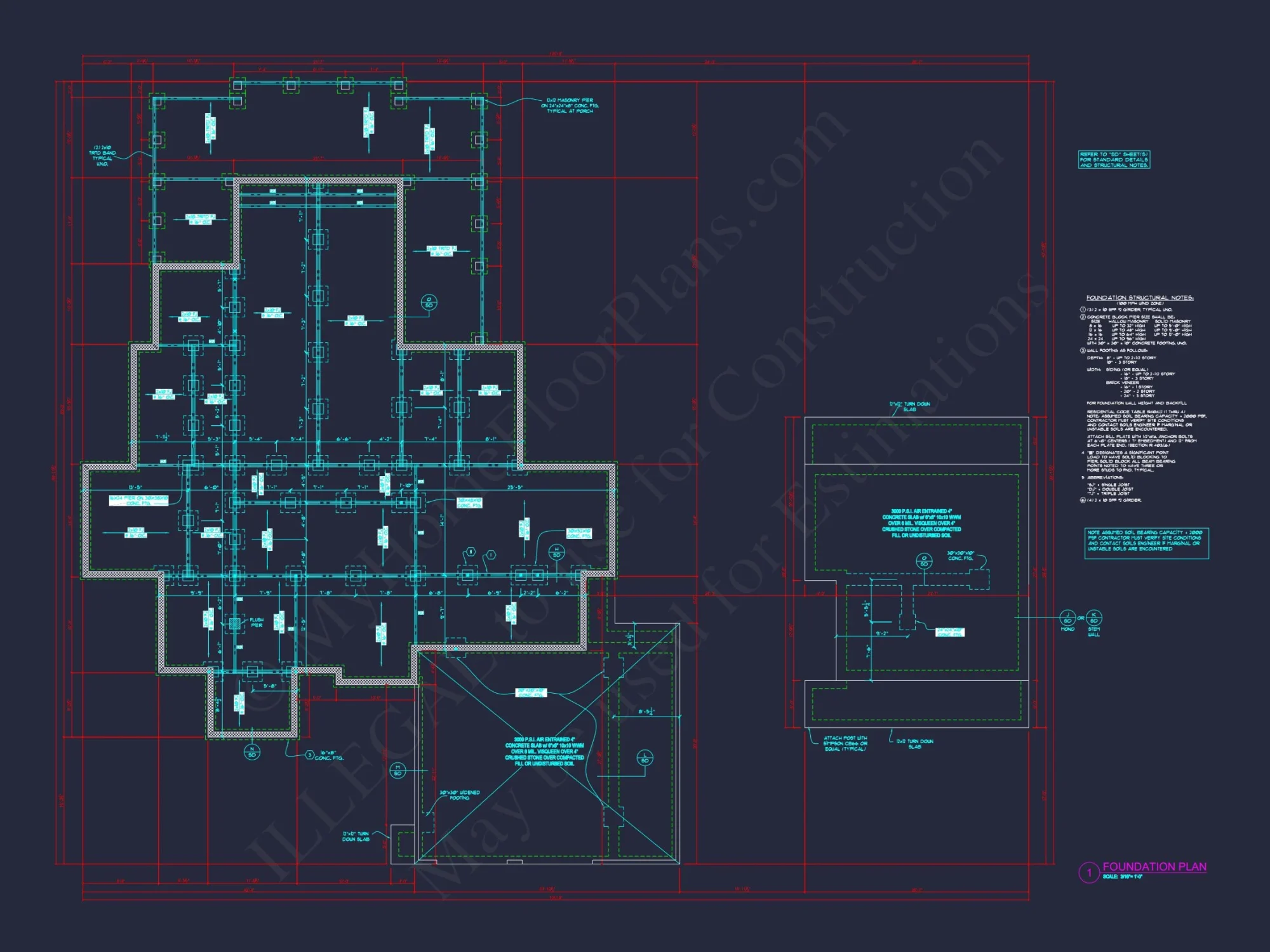 Charming 1-Story house Plan with Large Floor Plan Designs