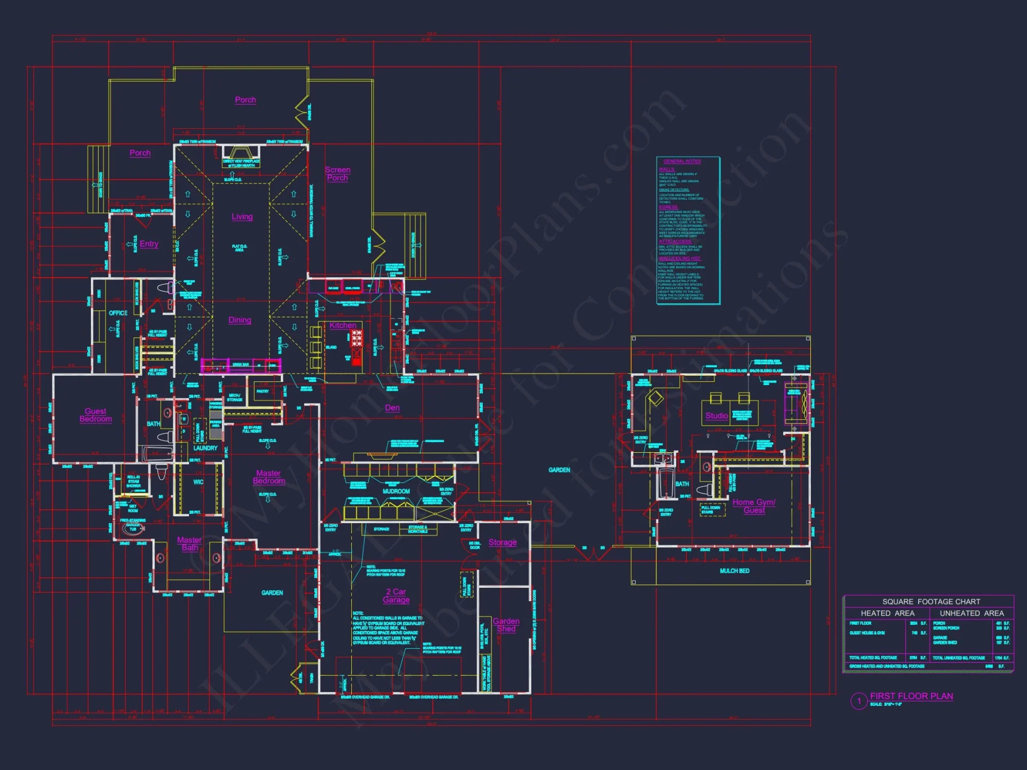 Charming 1-Story house Plan with Large Floor Plan Designs