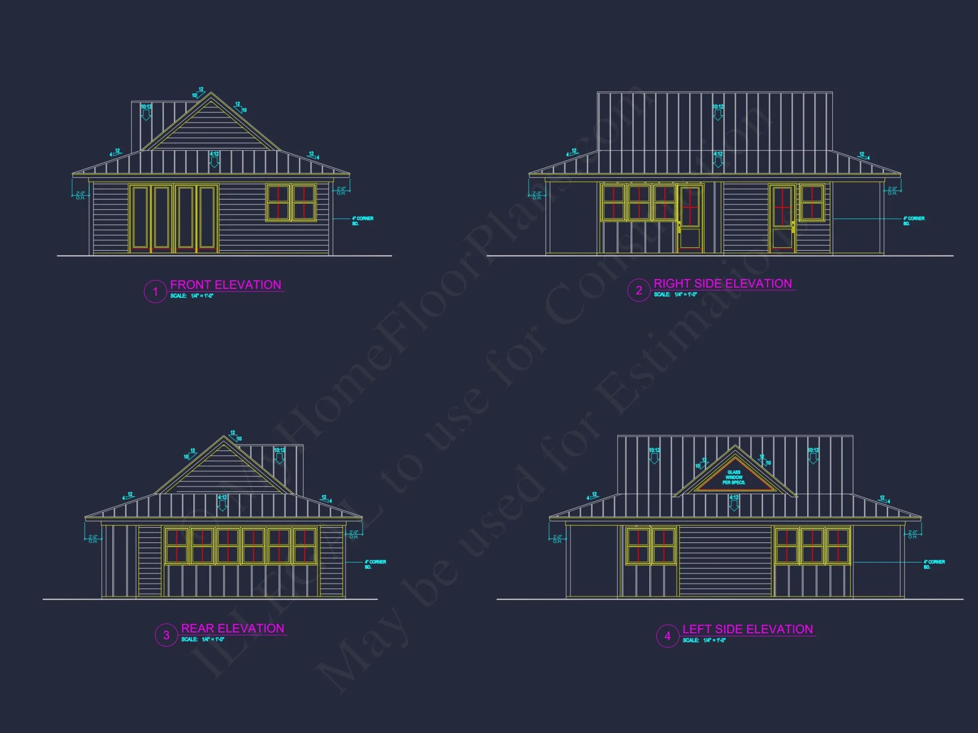 Charming 1-Story house Plan with Large Floor Plan Designs