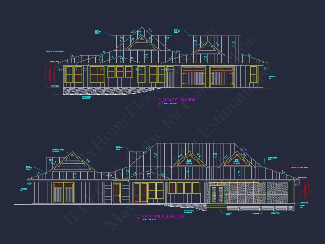 Charming 1-Story house Plan with Large Floor Plan Designs