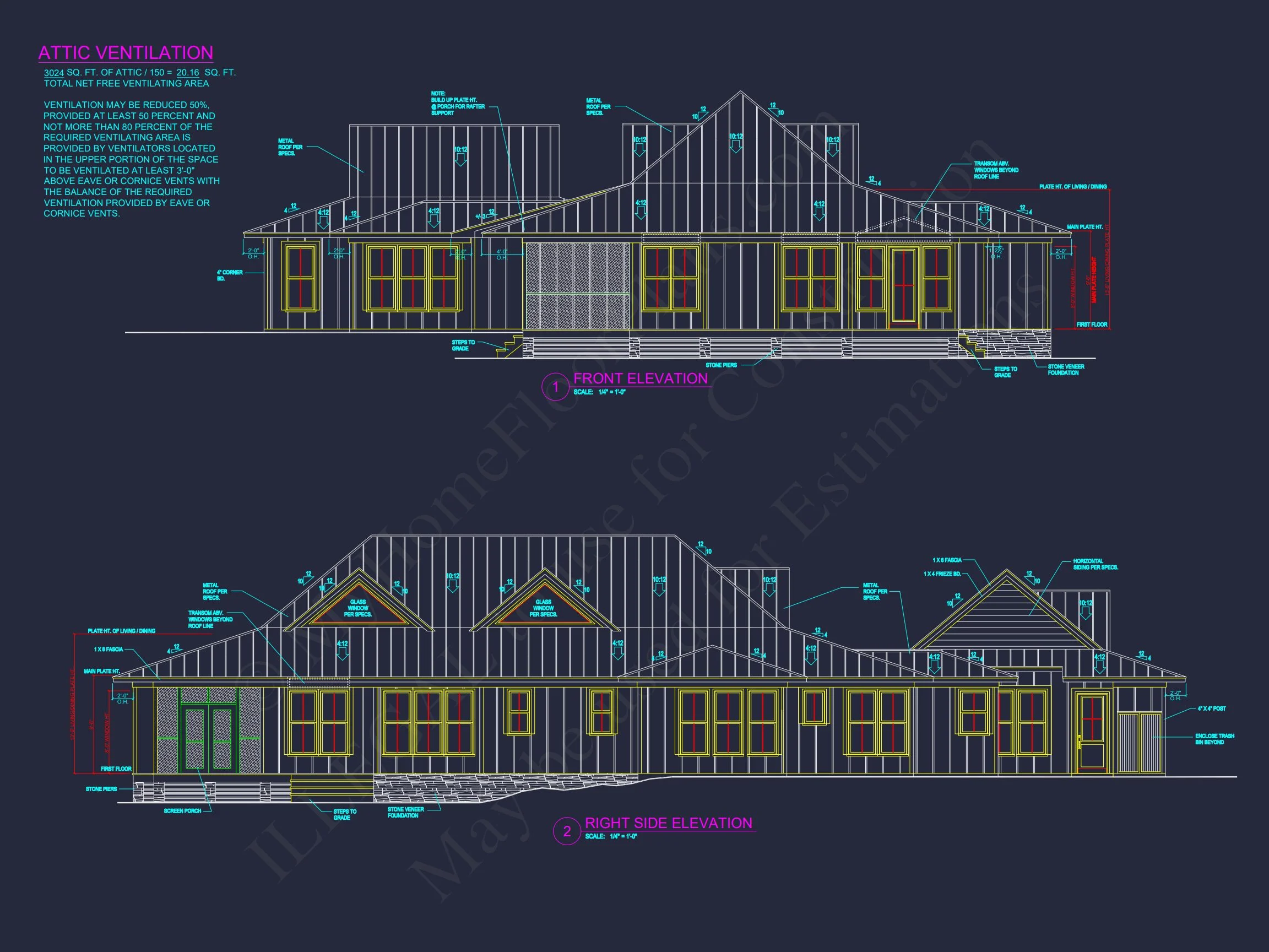 15-1303 HOUSE PLAN - Charming 1-Story House Plan with Large Floor Plan Designs 2 Charming 1-Story house Plan with Large Floor Plan Designs