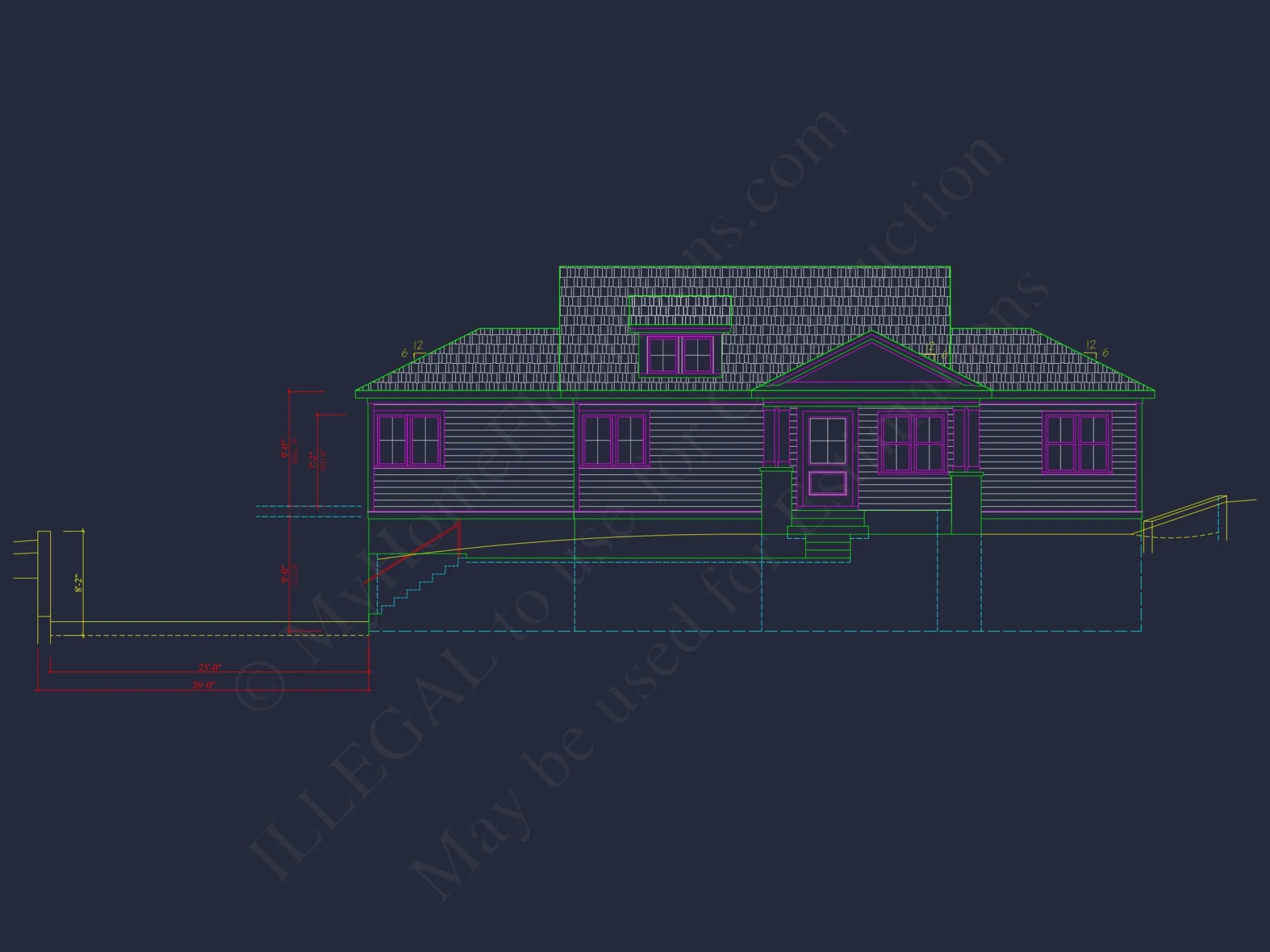 Modern house Plan with 4 Bedrooms