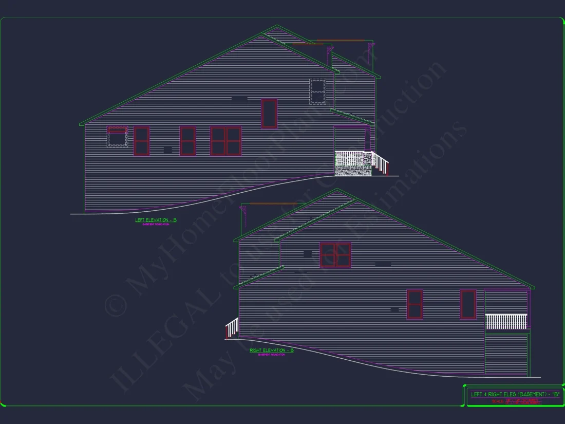 "Two-story colonial style house plan featuring 3-4 bedrooms"