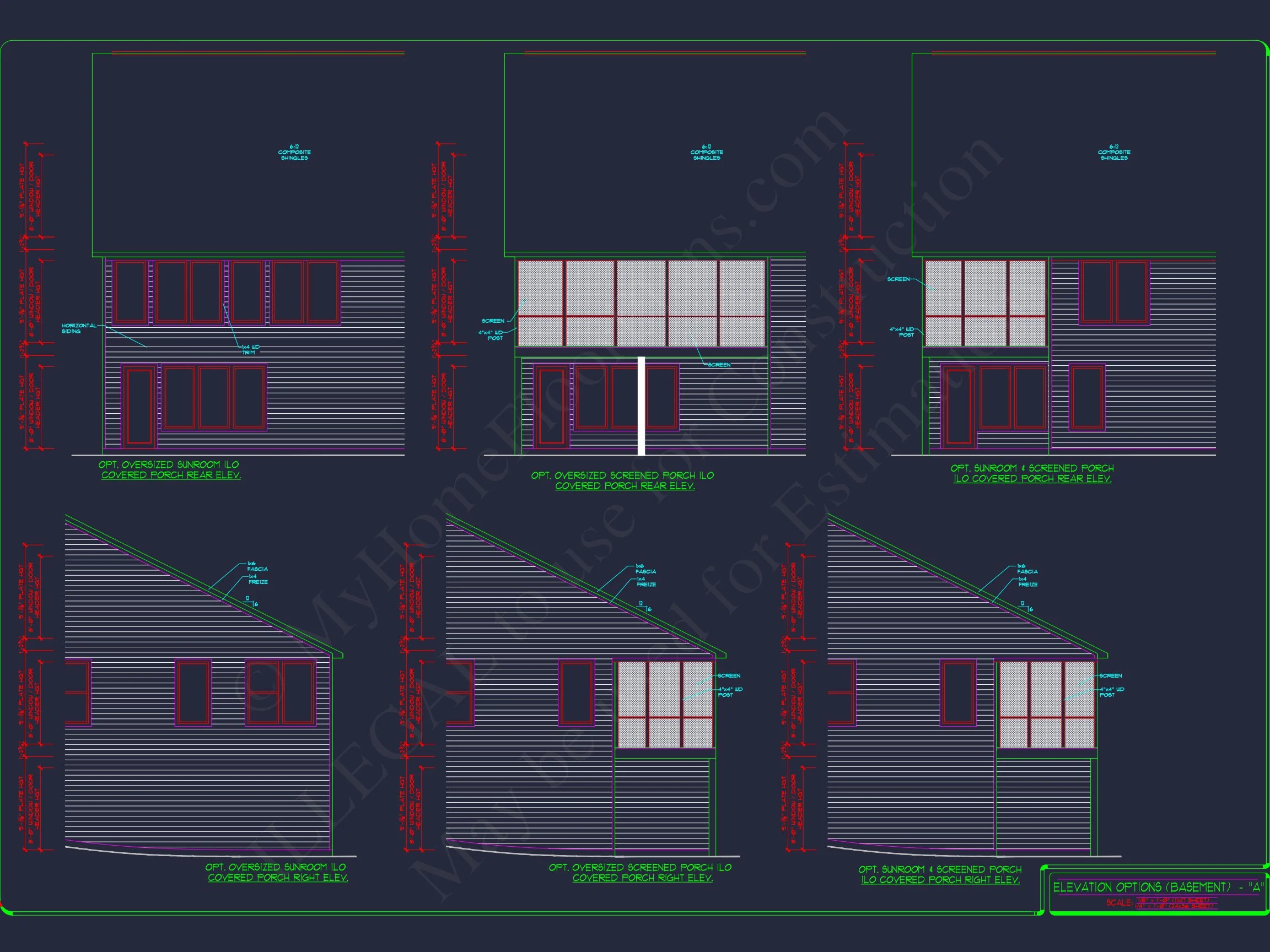 15-1254 HOUSE PLAN - 2-Story Colonial House Plan: 3-4 BR, 2344 Sq Ft, CAD 21 2-Story Colonial house Plan: 3-4 BR, 2344 Sq Ft, CAD