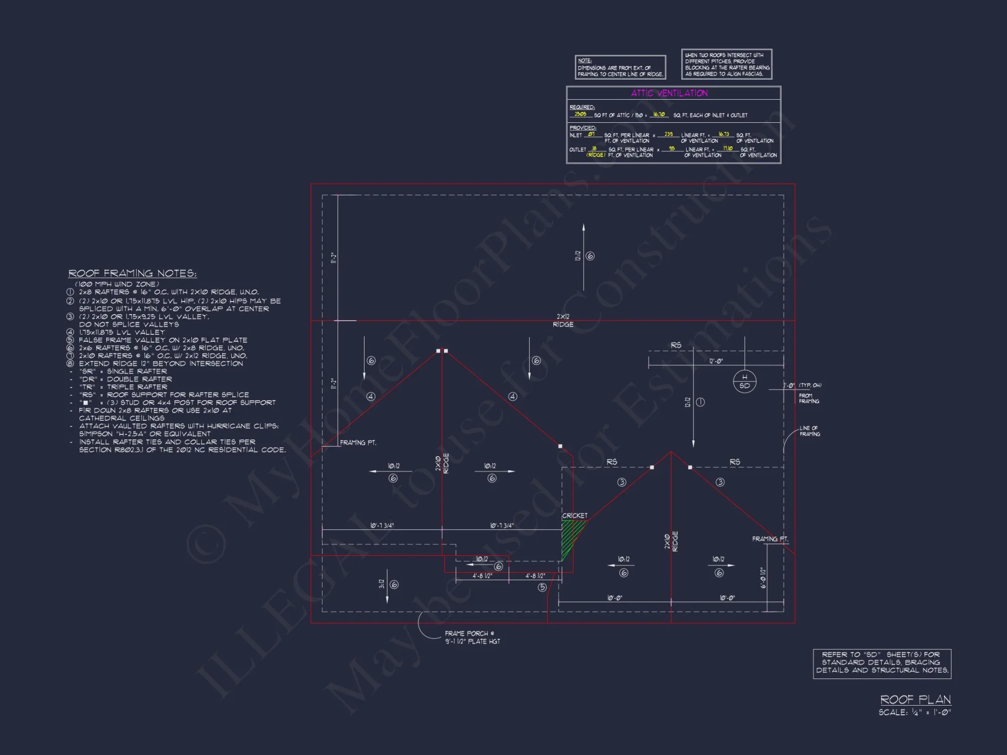"Modern Craftsman house Plan with Detailed Blueprint image 75"