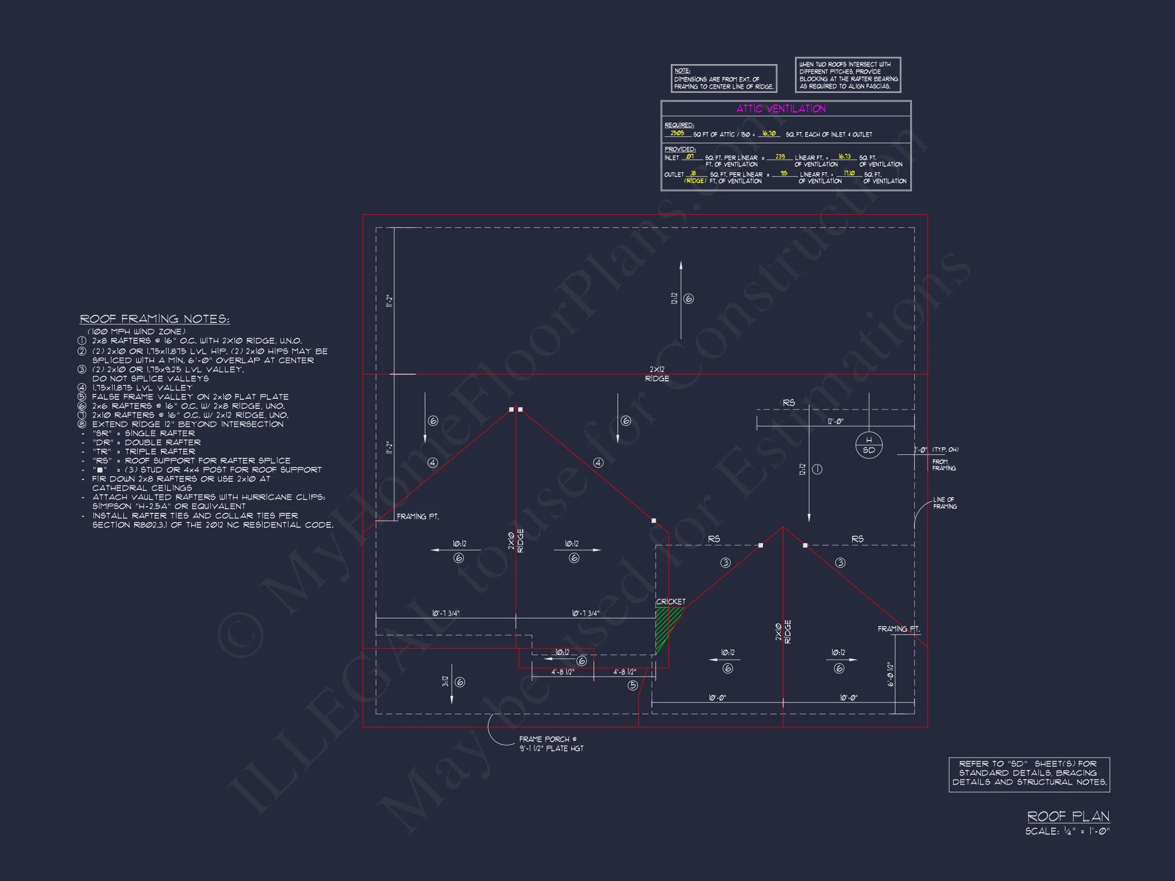 "Modern Craftsman house Plan with Detailed Blueprint image 75"