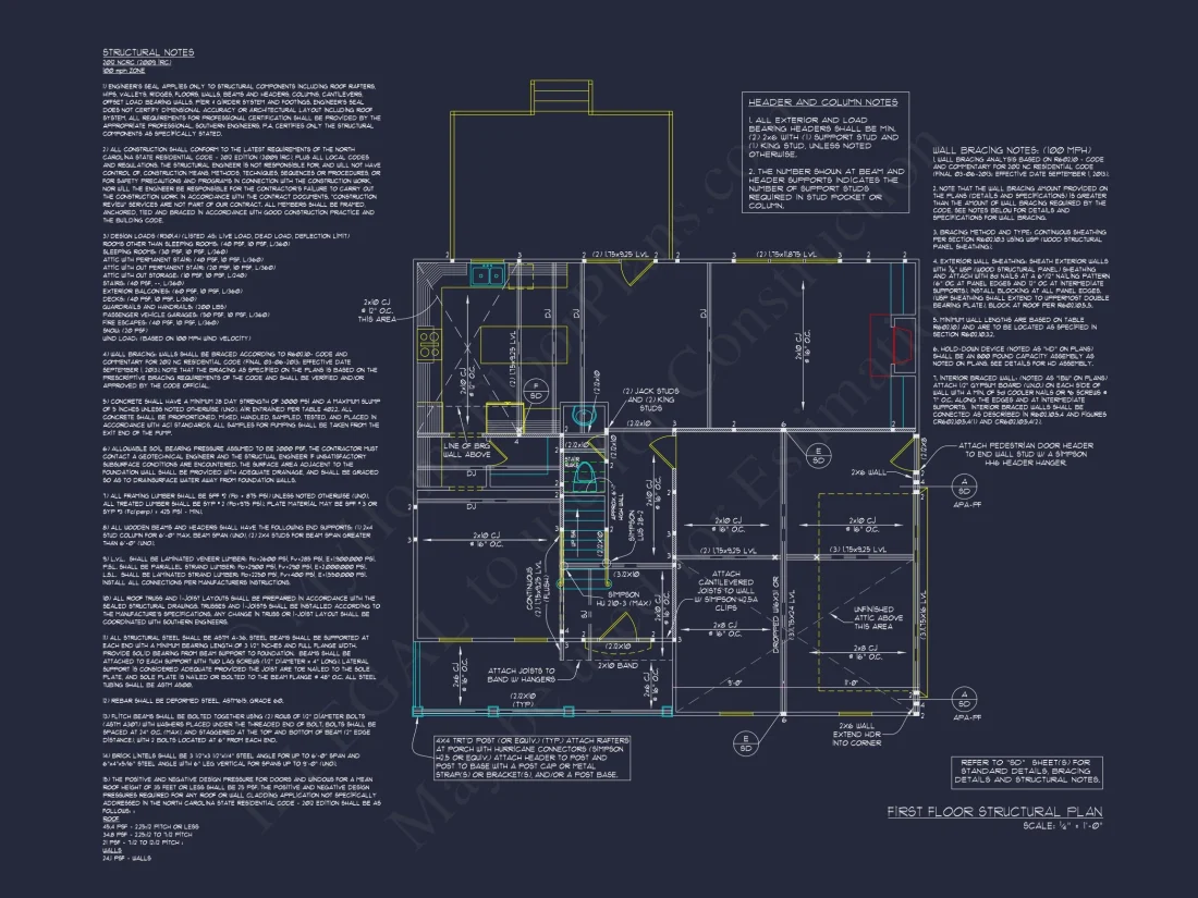 "Modern Craftsman house Plan with Detailed Blueprint Design Number 73"