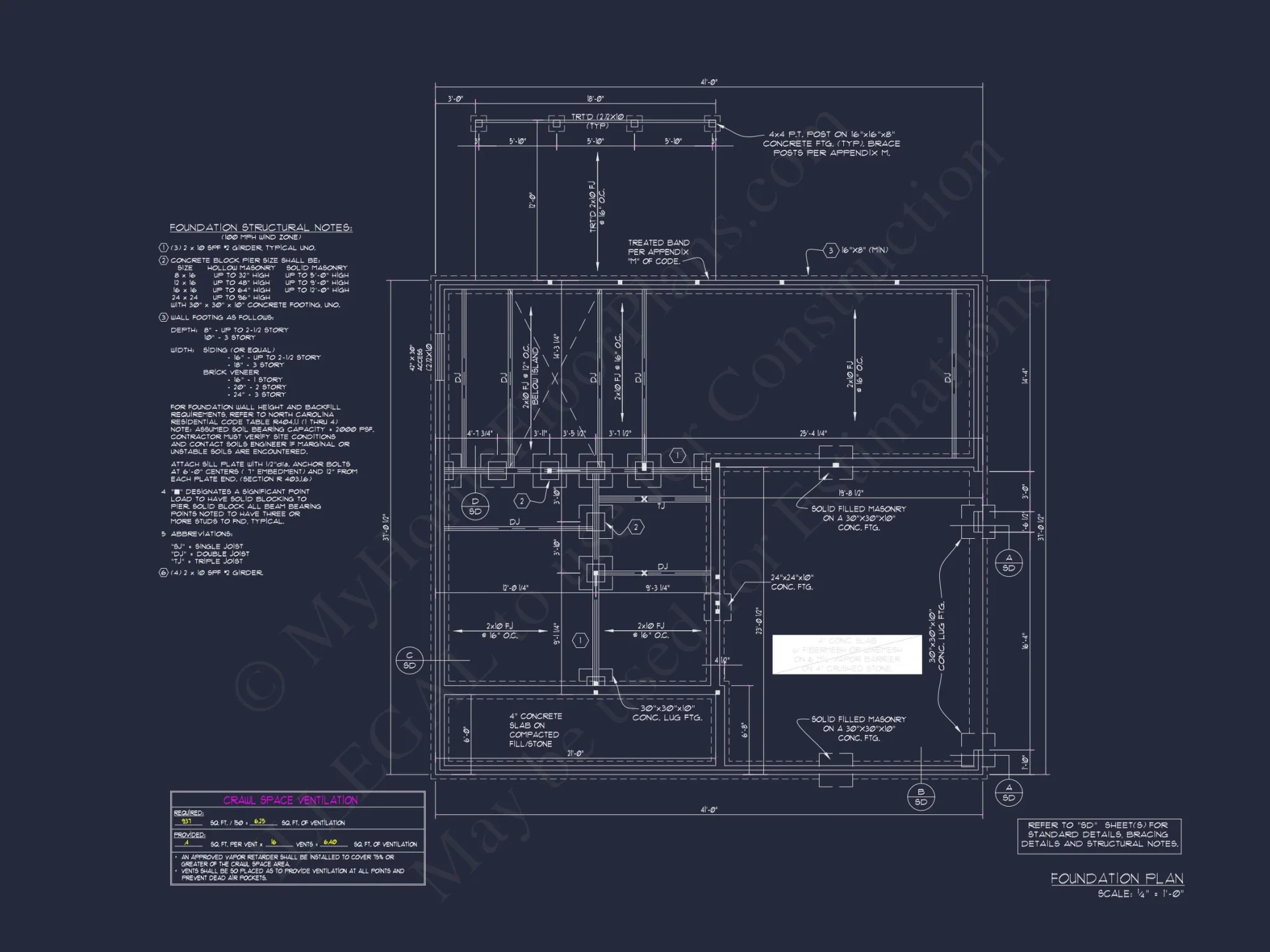 "Modern craftsman house plan featuring detailed architectural blueprint number 72"