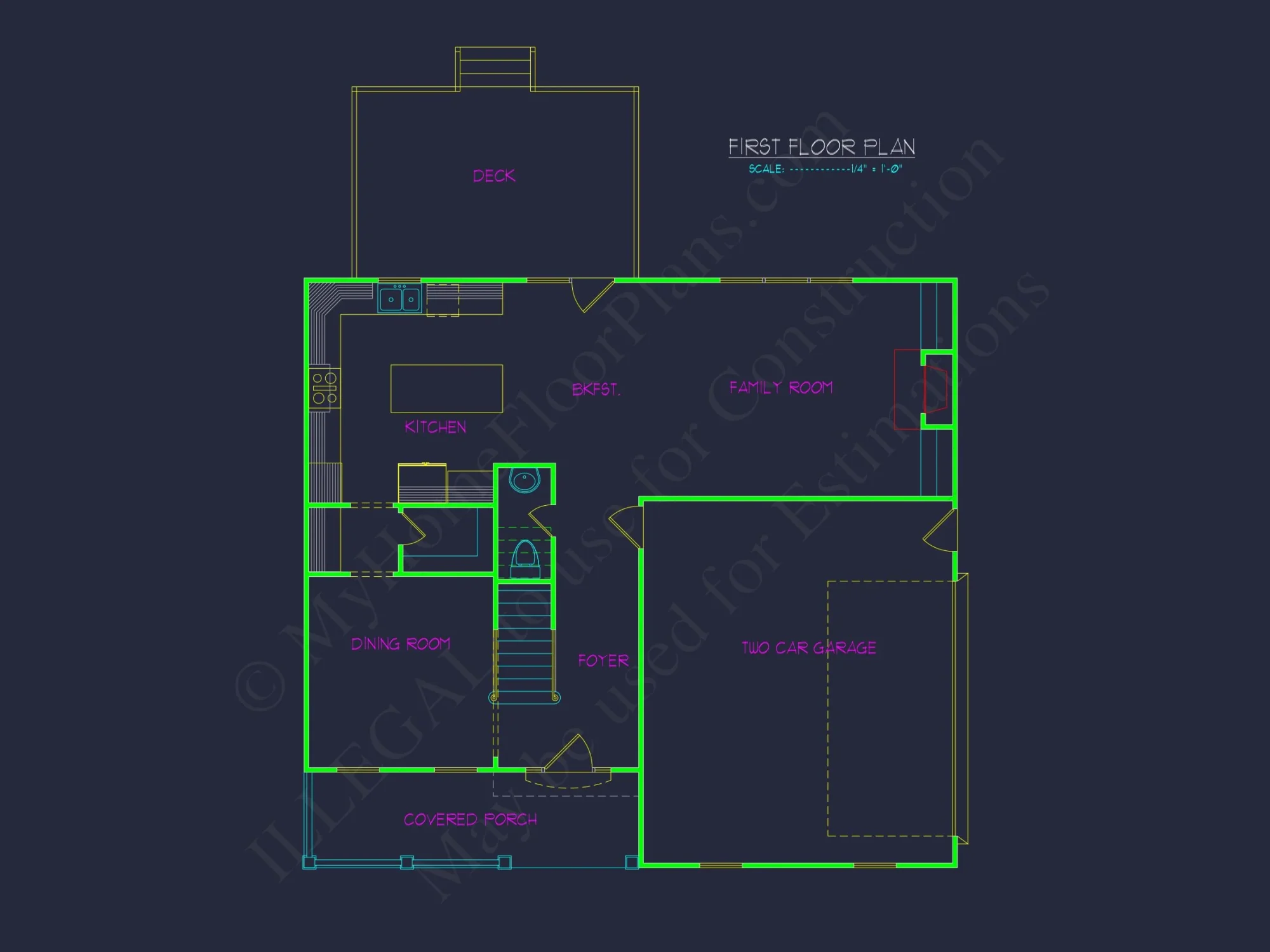 "Modern Craftsman house Plan featuring detailed blueprint design number 68"