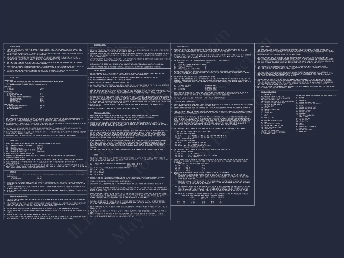 Coastal house Plan: 3-Story, 4-Bedroom, Floor Plan Blueprint