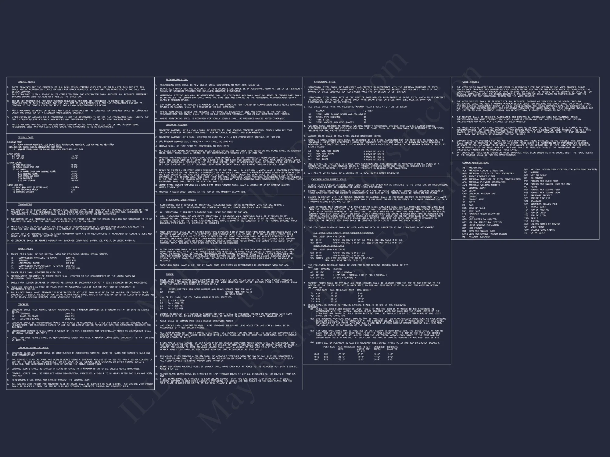Coastal house Plan: 3-Story, 4-Bedroom, Floor Plan Blueprint