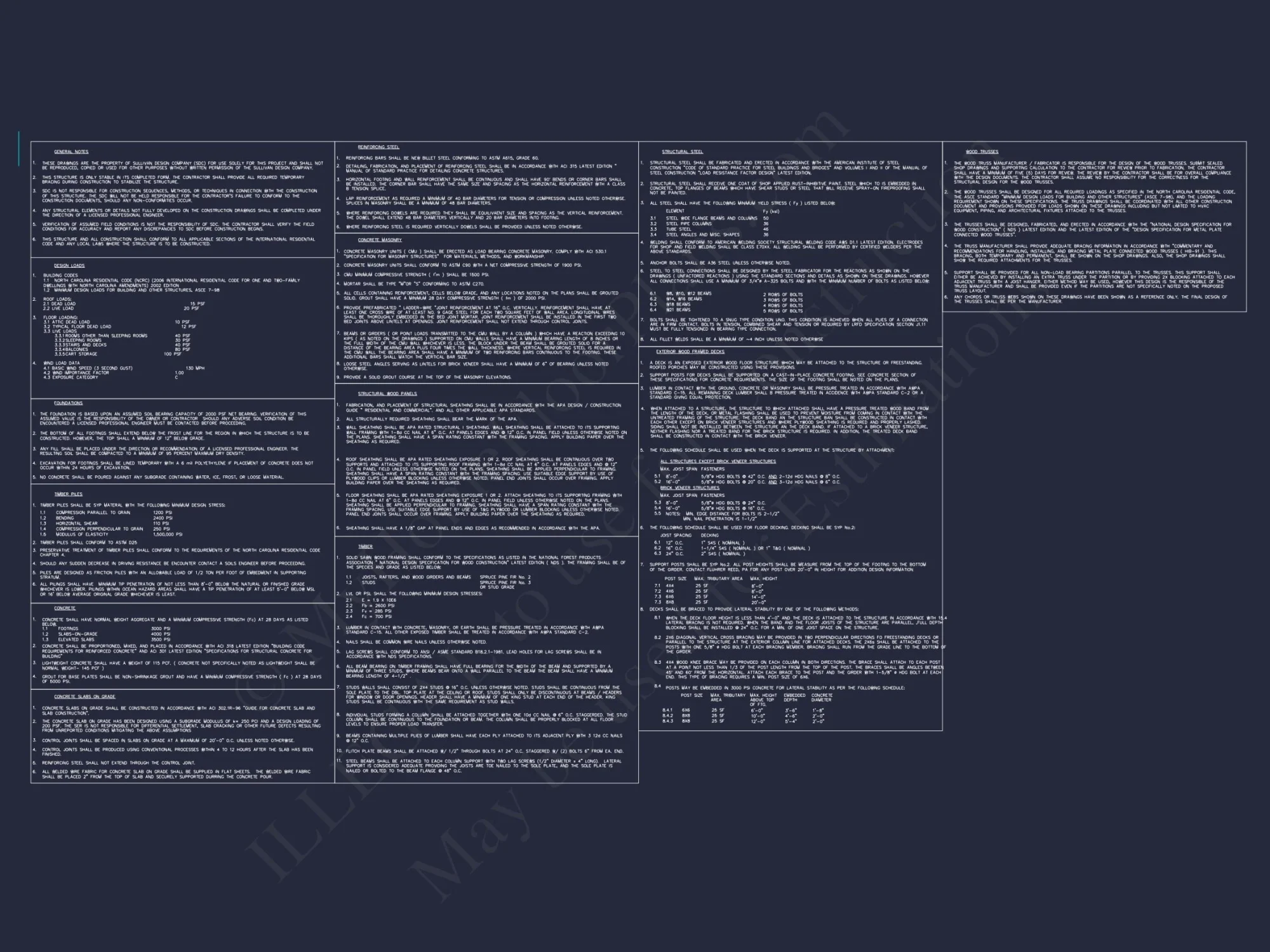 Coastal 3-Story Beach house Floor Plan: 4-Bed, CAD Blueprint