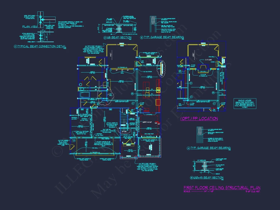 "Three-story modern craftsman house plan featuring open design layout"