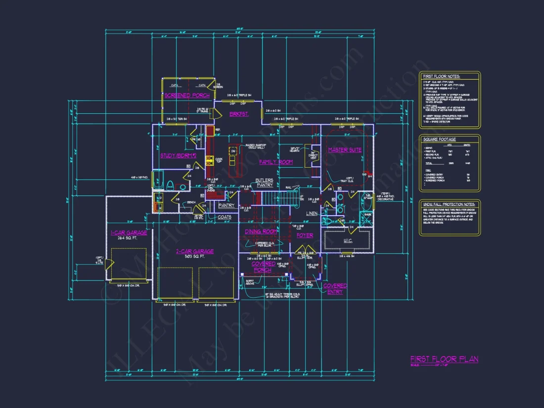 Traditional Craftsman house Plan: Floor Plan Designs & CAD