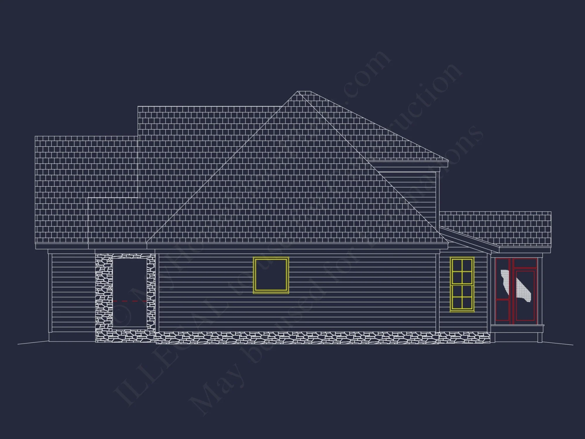 Traditional Craftsman house Plan: Floor Plan Designs & CAD