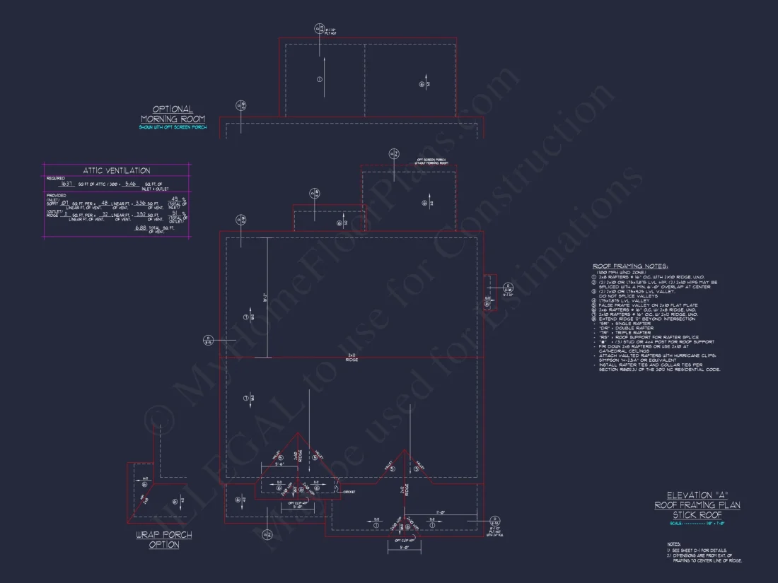"2-story modern craftsman house plan detailed CAD blueprint"