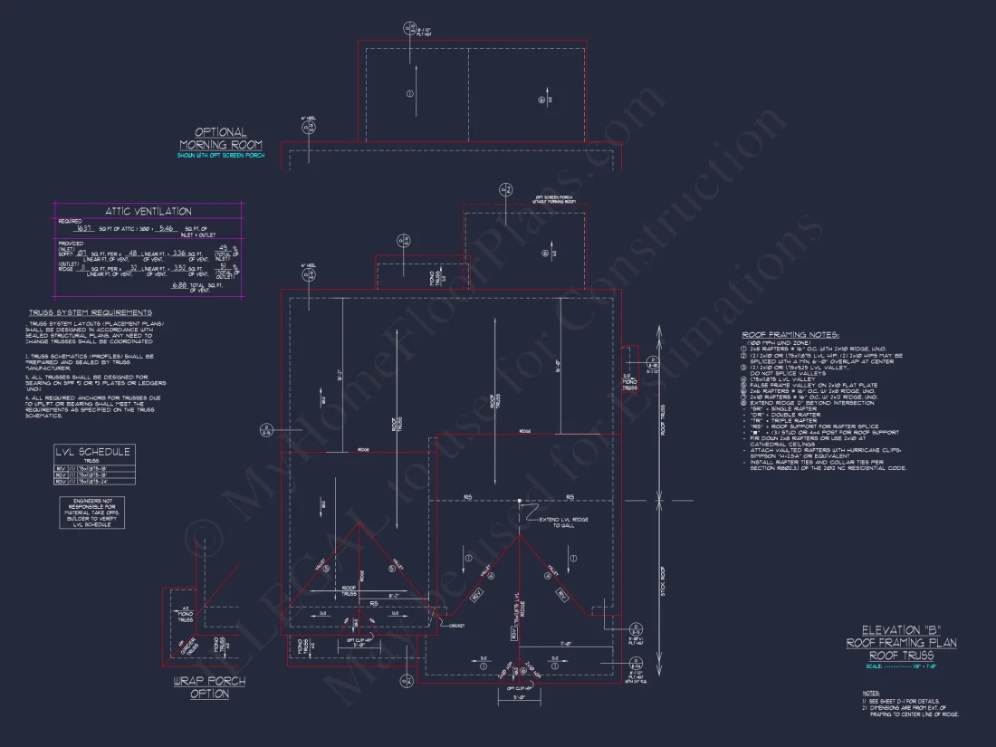 "2-story modern craftsman house plan and CAD blueprint with details"