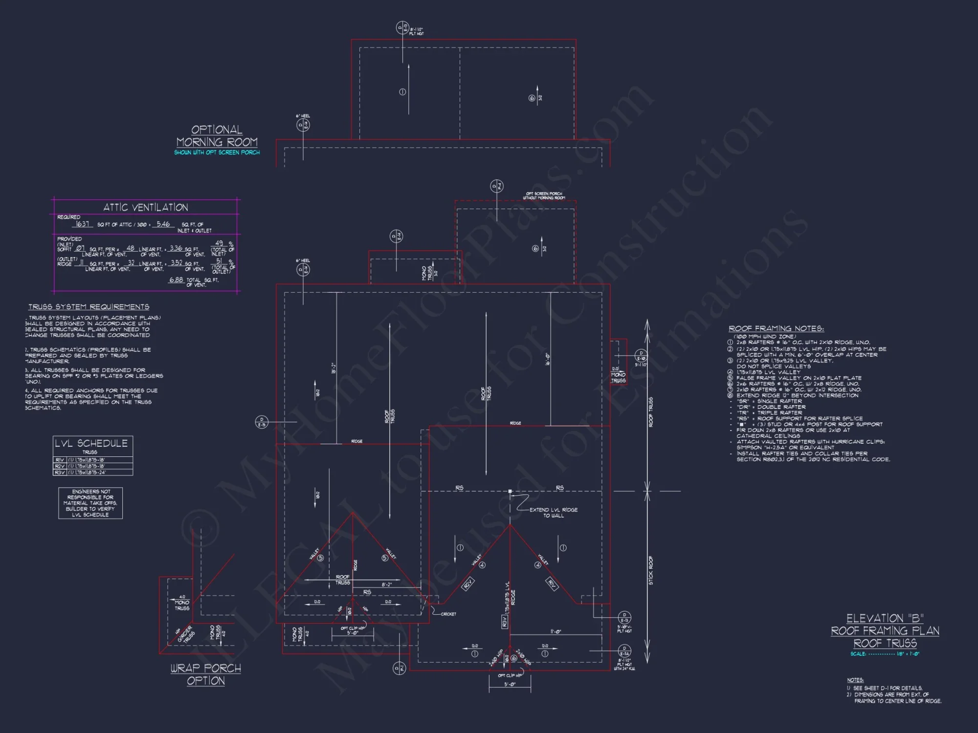 "2-story modern craftsman house plan and CAD blueprint with details"
