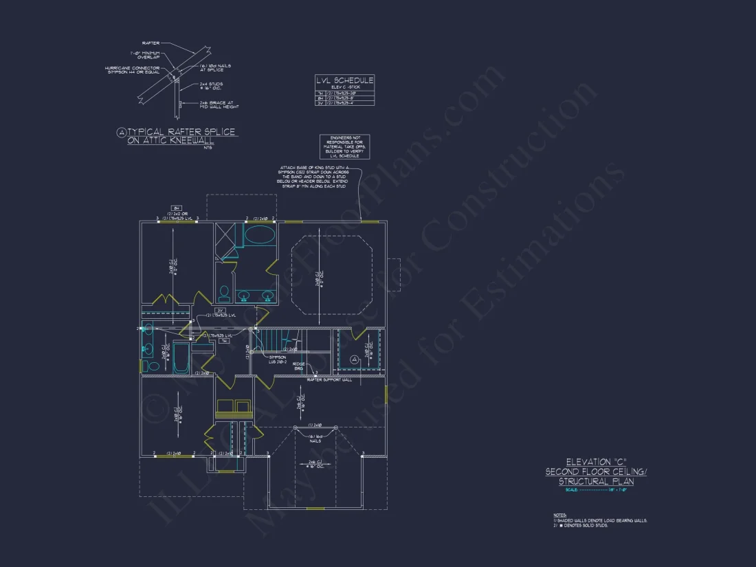 "2-story modern Craftsman house CAD blueprint with detailed architectural plan"