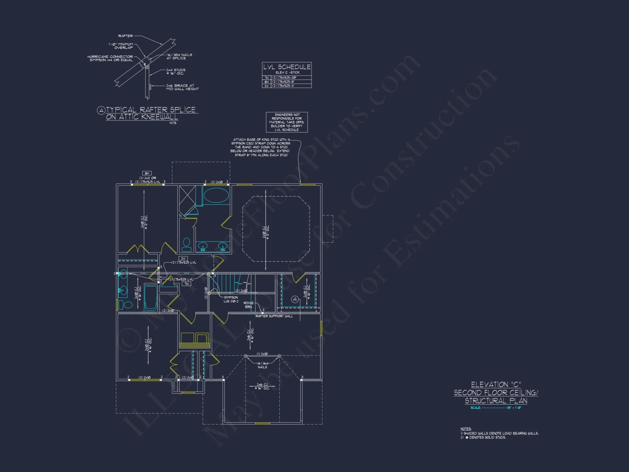 "2-story modern Craftsman house CAD blueprint with detailed architectural plan"
