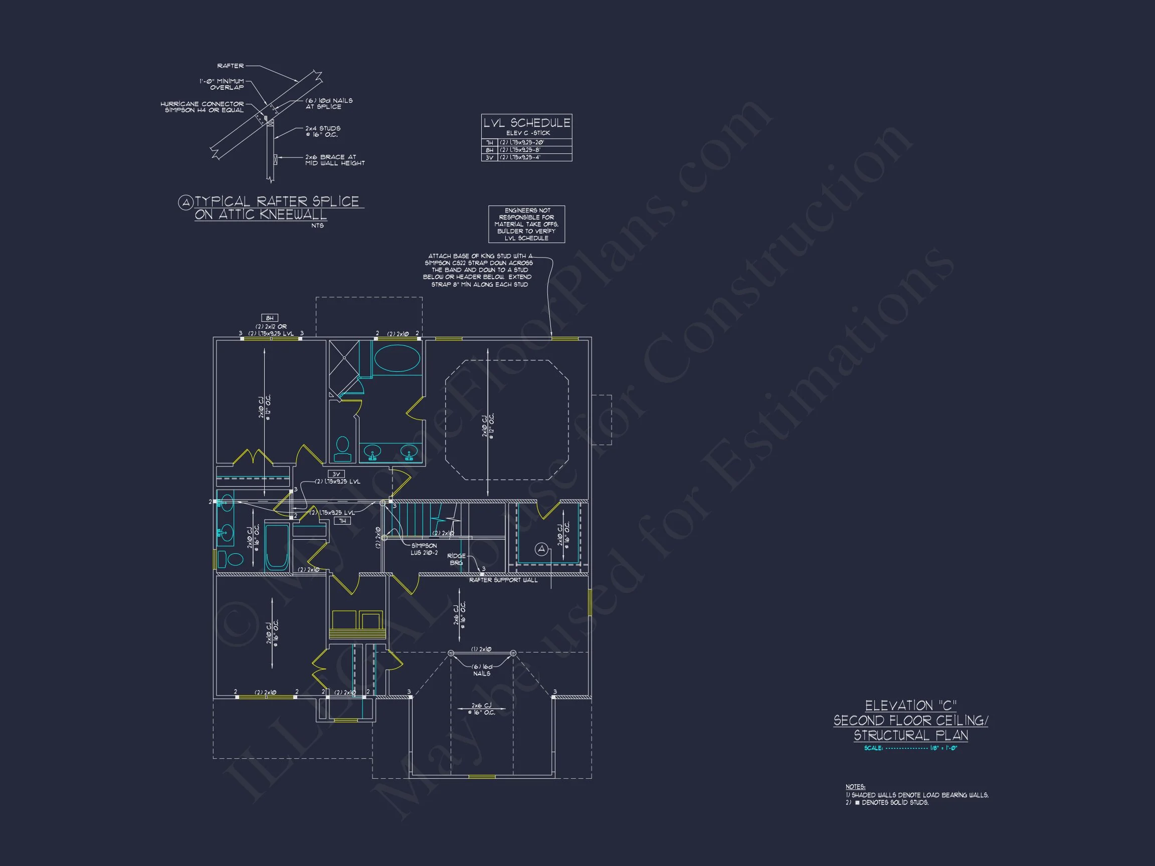 "2-story modern Craftsman house CAD blueprint with detailed architectural plan"