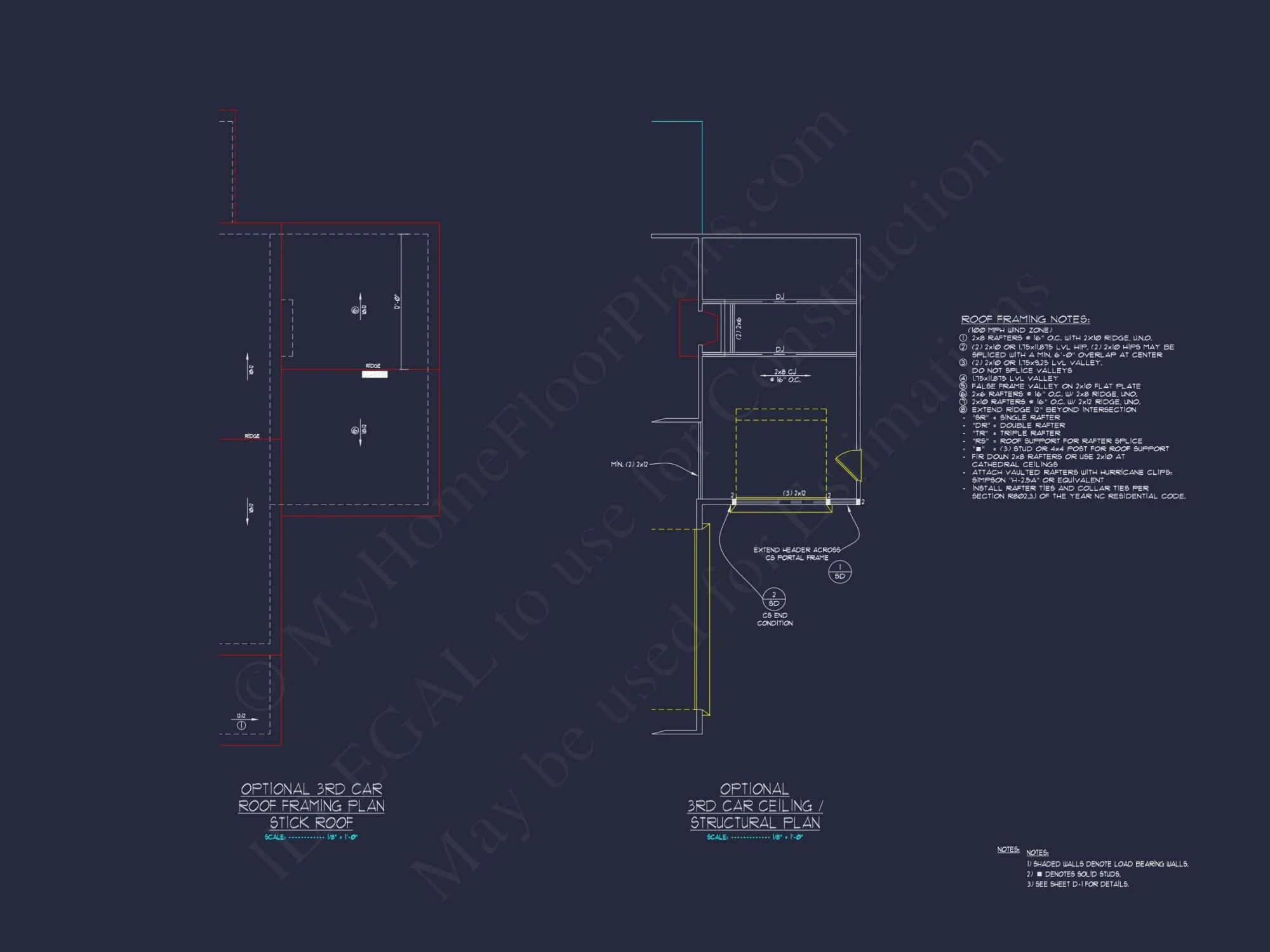 "2-Story Modern Craftsman house CAD Blueprint with Detailed Design Plan"