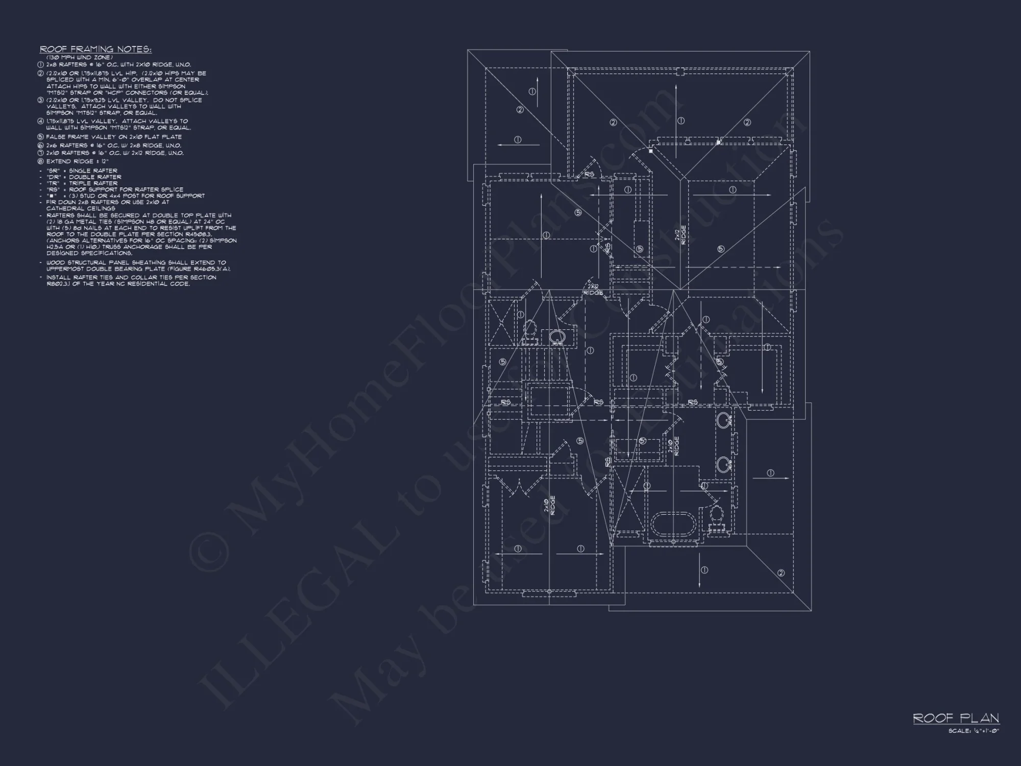 Coastal 3-Story 4 BR Beach house Floor Plan & Blueprint Designs