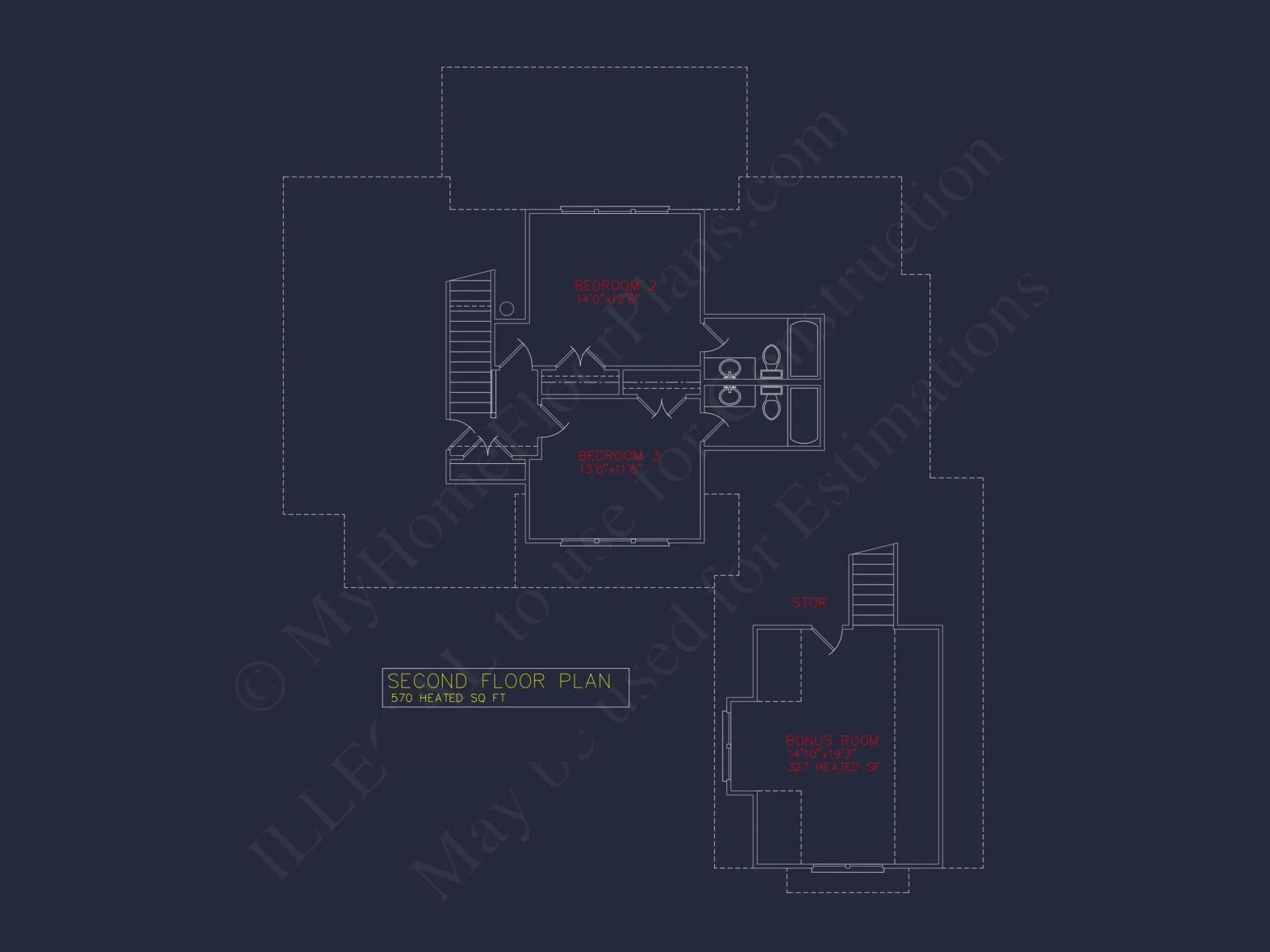 Craftsman house Floor Plan: 4 Bed, 3 Bath, 2, 796 Sq Ft