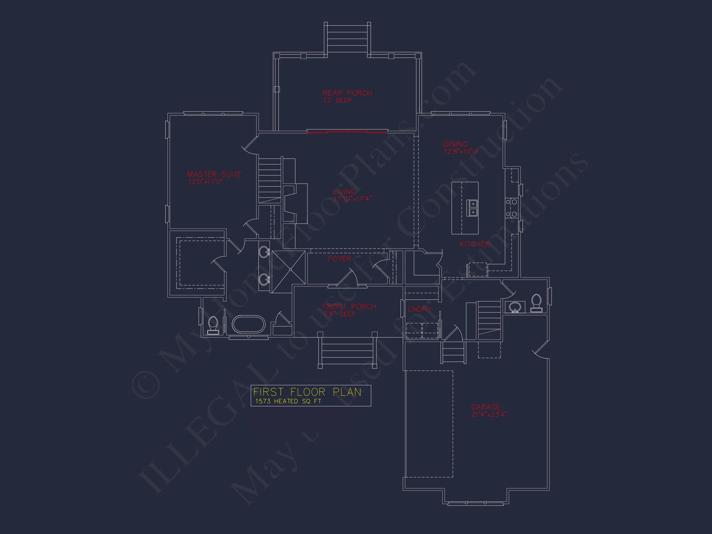 Craftsman house Floor Plan: 4 Bed, 3 Bath, 2, 796 Sq Ft