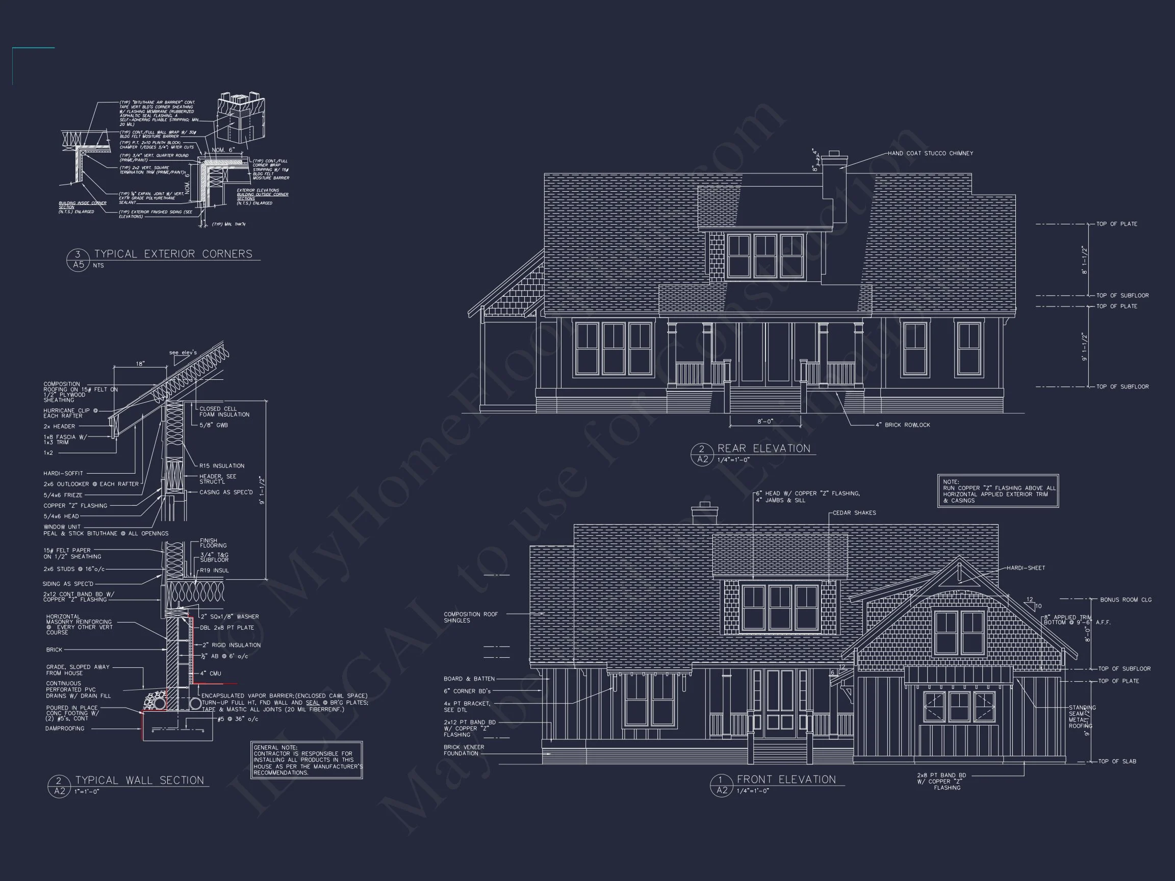 Craftsman house Floor Plan: 4 Bed, 3 Bath, 2, 796 Sq Ft