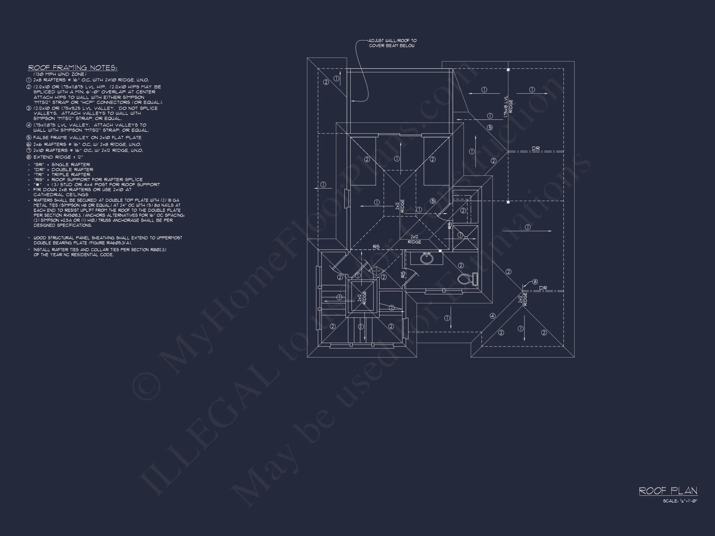 Beach house Floor Plan: 3-Story, 4 BR Coastal Blueprint