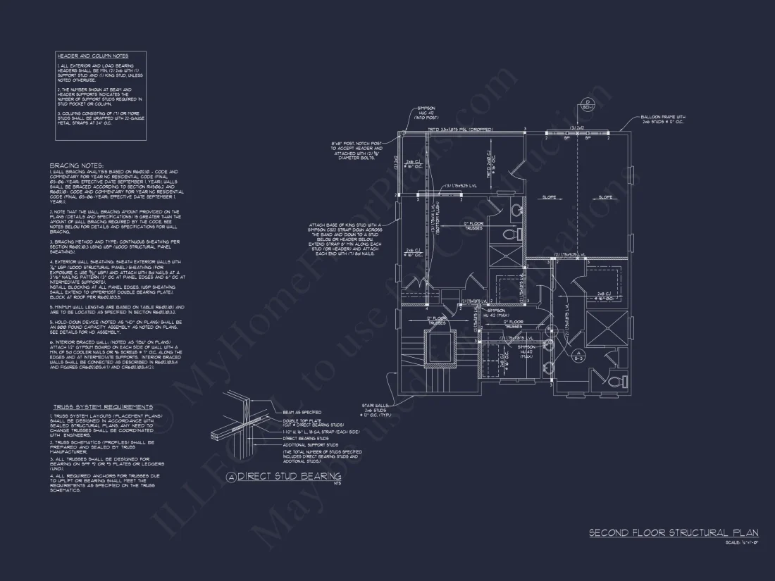 Beach house Floor Plan: 3-Story, 4 BR Coastal Blueprint