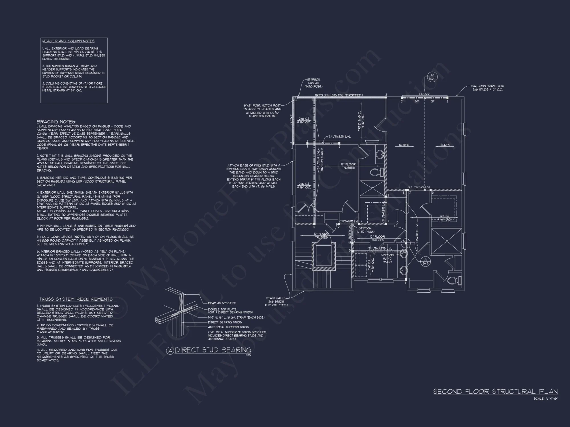 Beach house Floor Plan: 3-Story, 4 BR Coastal Blueprint
