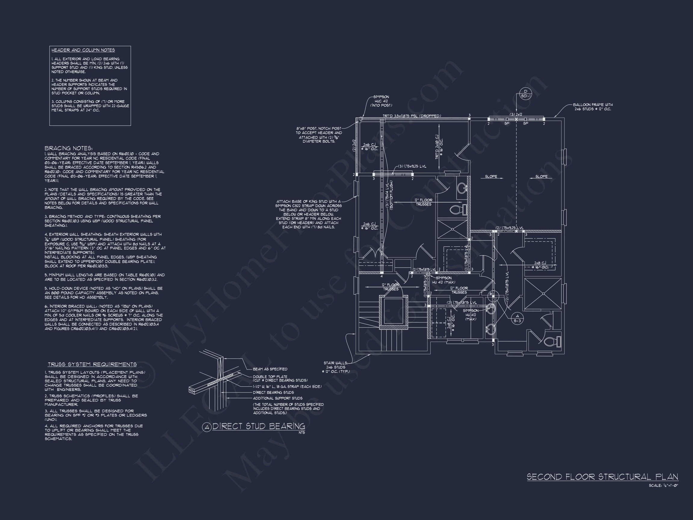 Beach house Floor Plan: 3-Story, 4 BR Coastal Blueprint