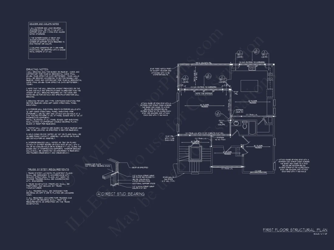 Beach house Floor Plan: 3-Story, 4 BR Coastal Blueprint