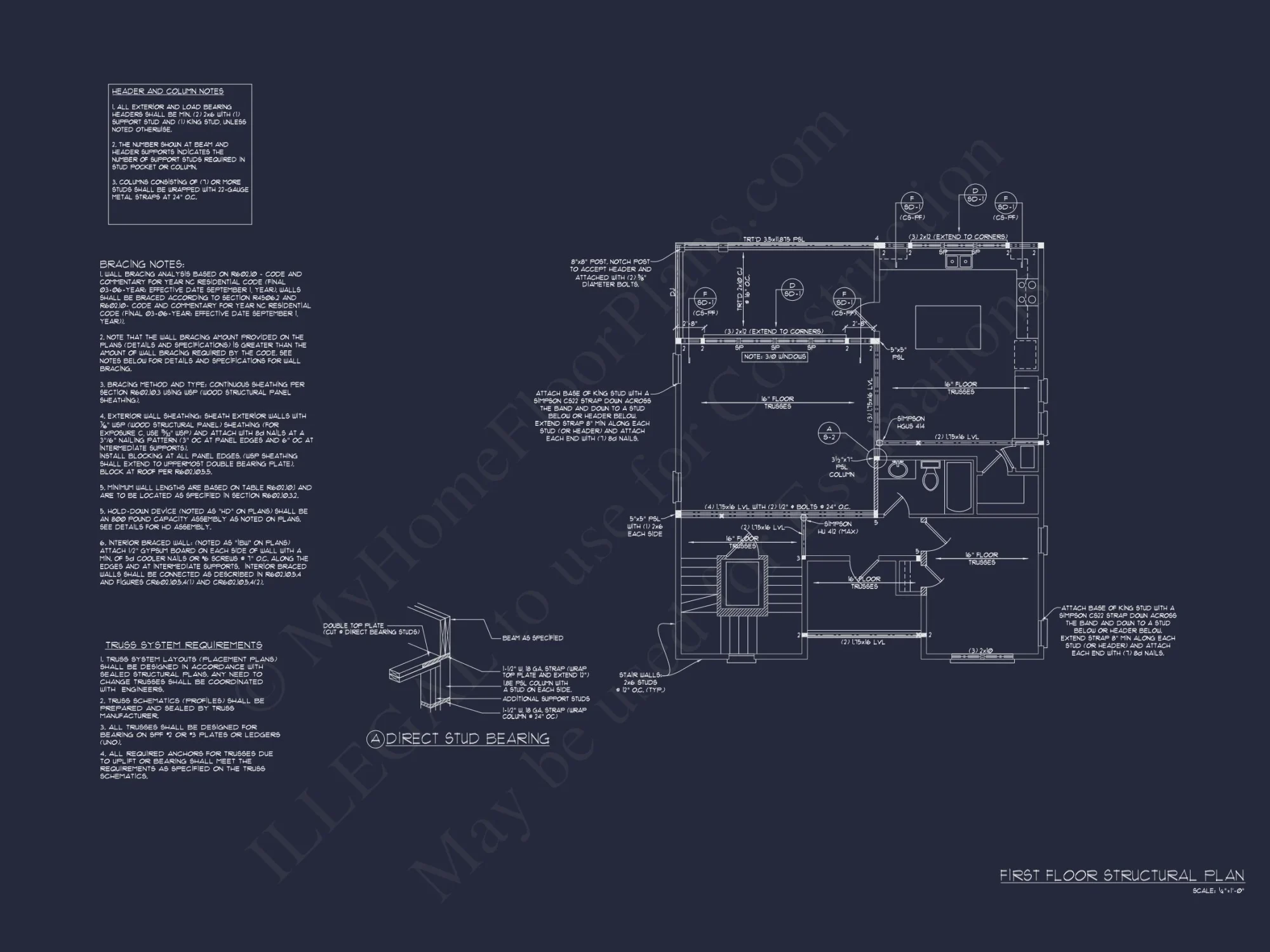 Beach house Floor Plan: 3-Story, 4 BR Coastal Blueprint