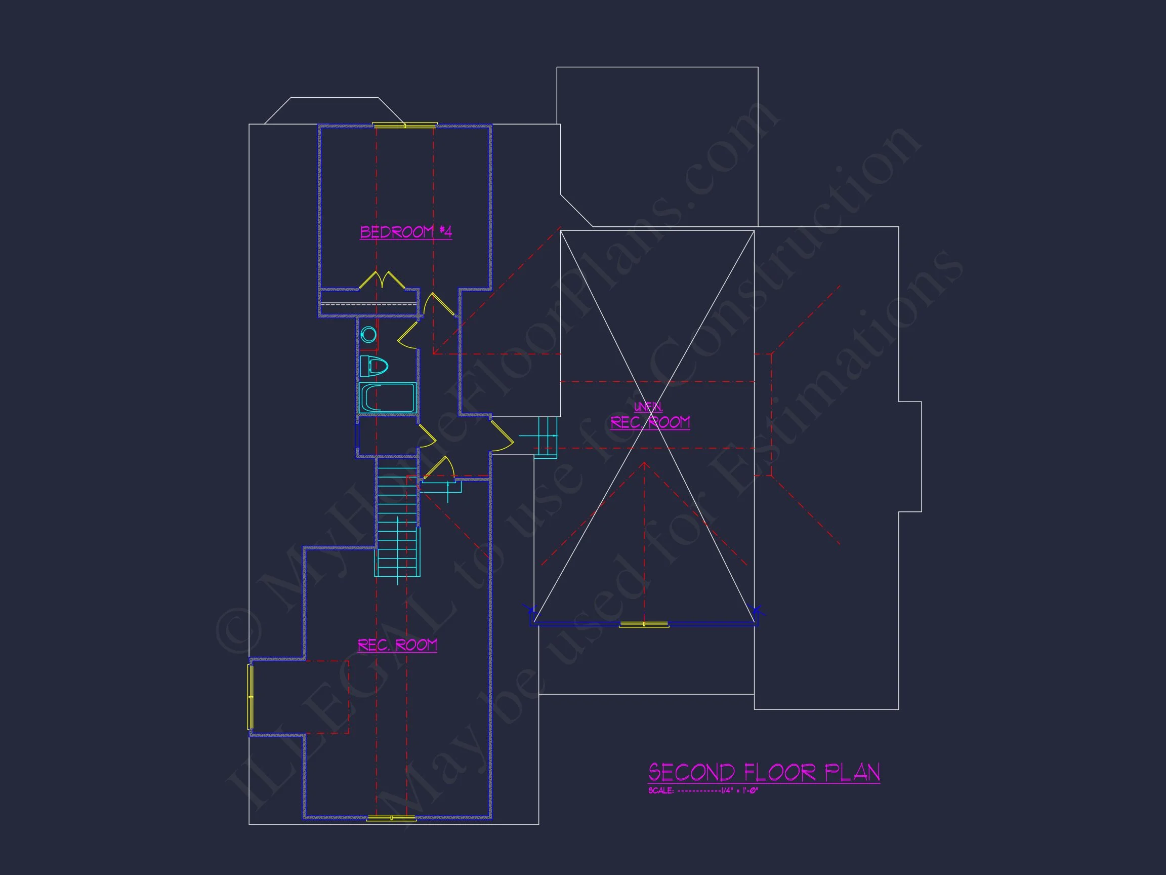 14-1565 HOUSE PLAN - Craftsman House Plan - 3-Bed, 2.5-Bath, 2310 SF 8 house Plan with Floor Plan, Blueprint, CAD & Designs