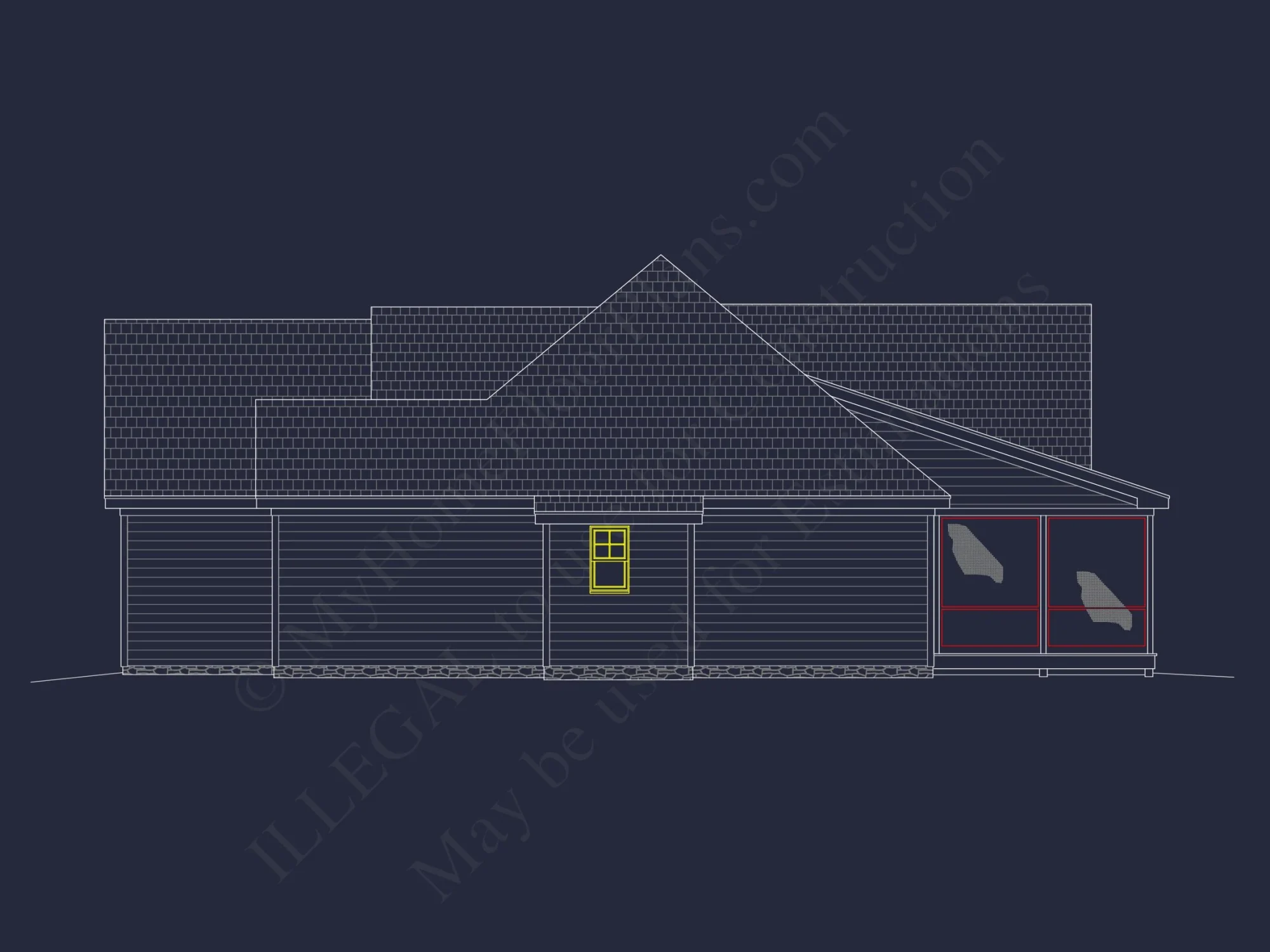 house Plan with Floor Plan, Blueprint, CAD & Designs