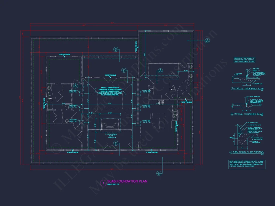 European house Floor Plan: 2 Bed, 2498 Sq Ft Blueprint